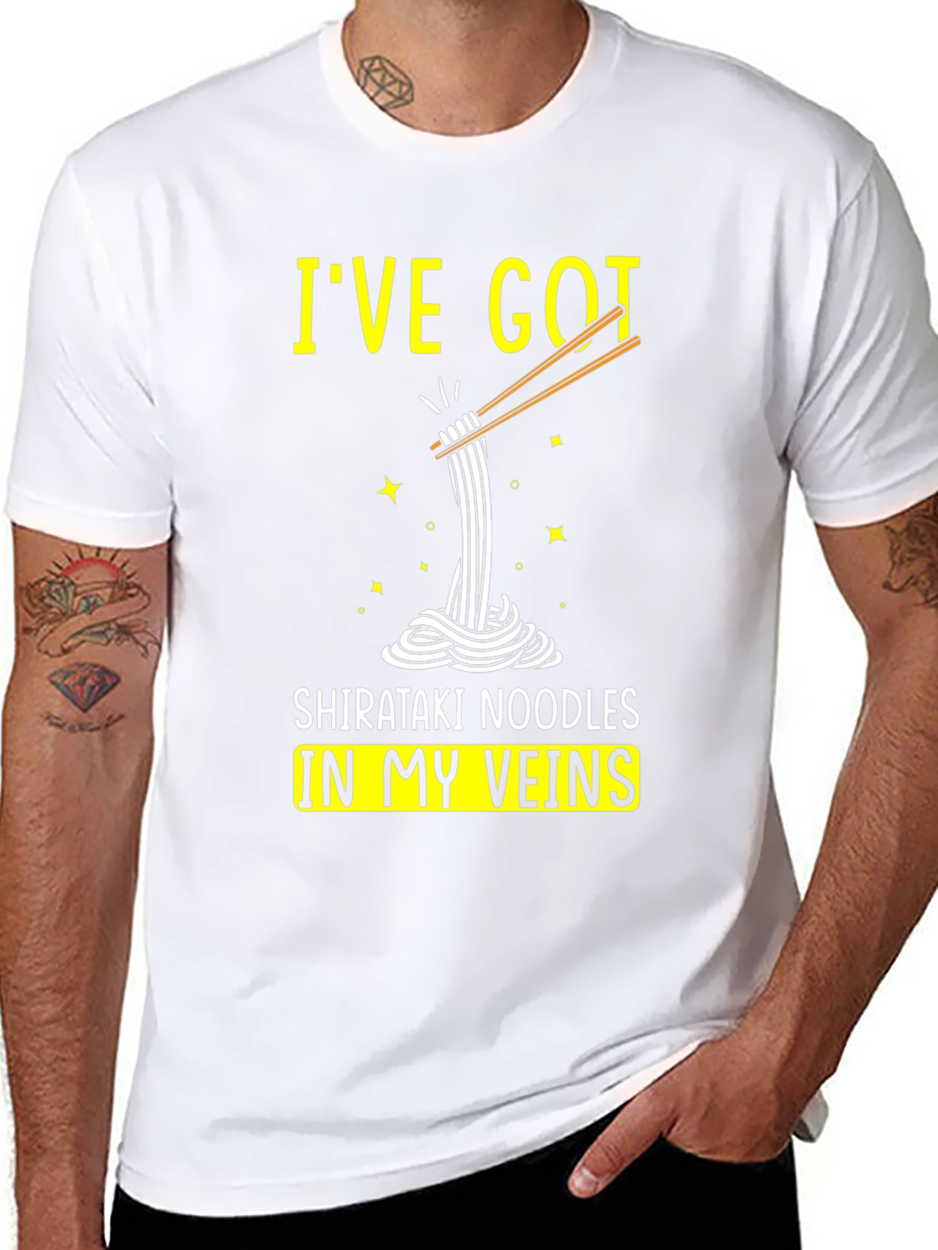 Shirataki Noodles In My Veins Graphic Tee