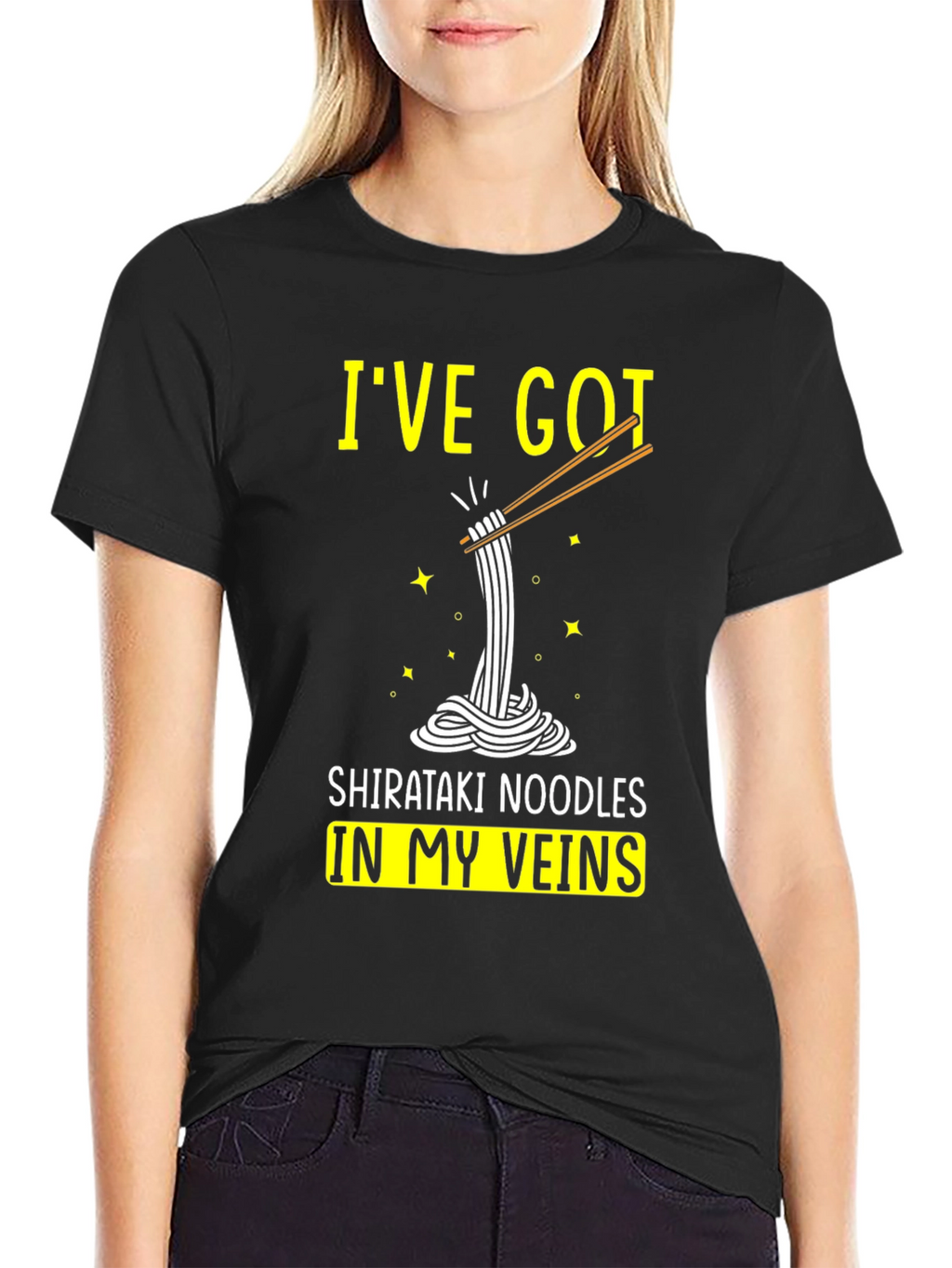 Shirataki Noodles In My Veins Graphic Tee