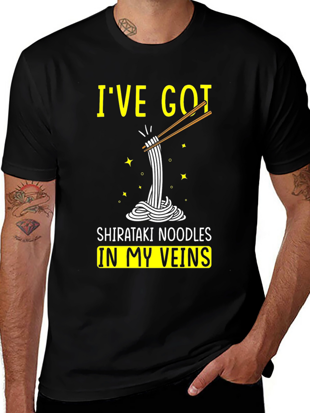 Shirataki Noodles In My Veins Graphic Tee