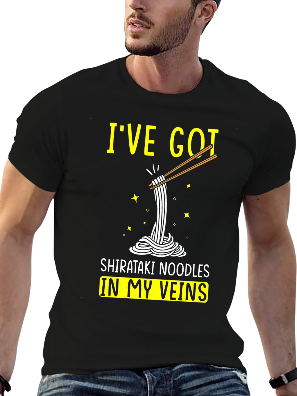 Shirataki Noodles In My Veins Graphic Tee