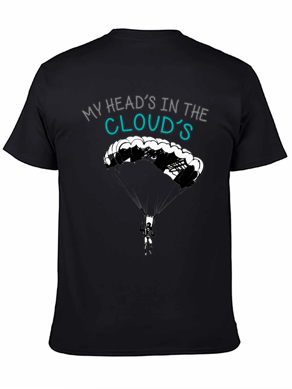 My Heads In The Clouds T-Shirt - Skydiving Design