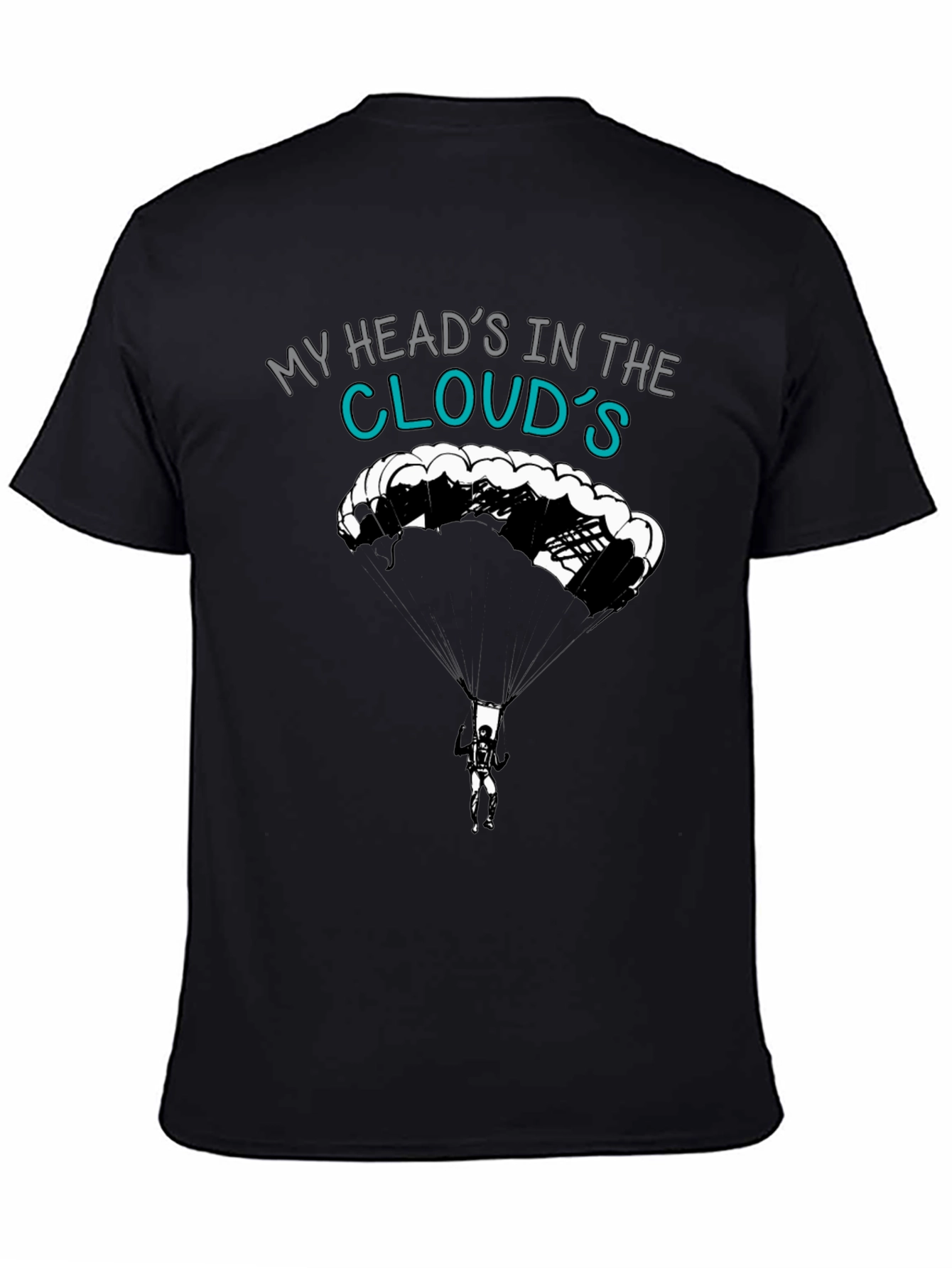 My Heads In The Clouds T-Shirt - Skydiving Design