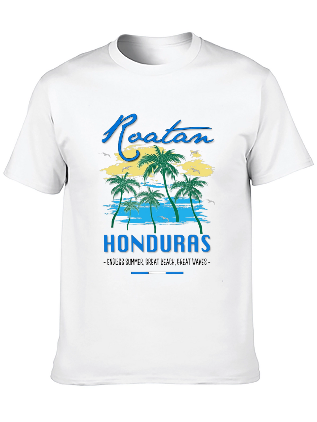 Roatan Honduras T-Shirt - Island Beach Design