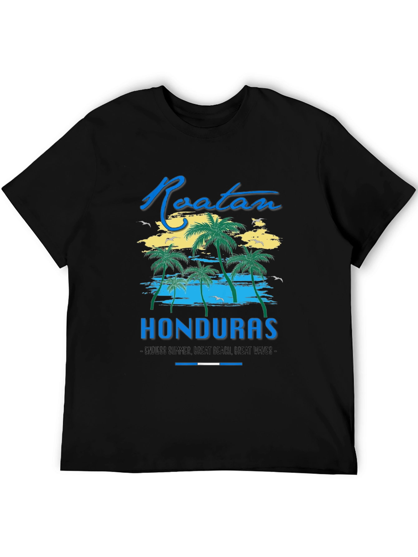 Roatan Honduras T-Shirt - Island Beach Design