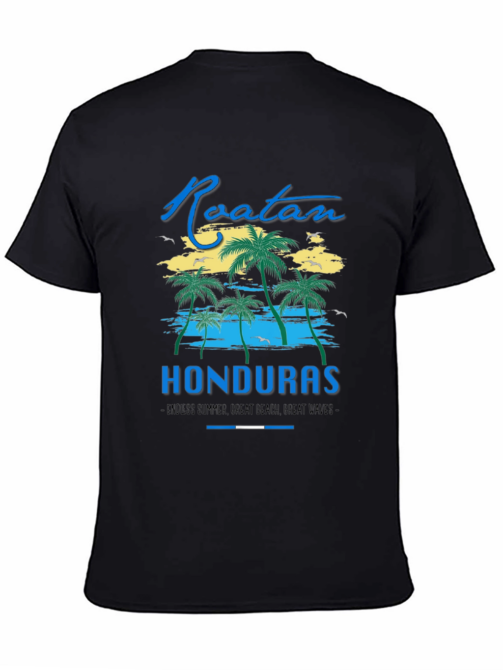 Roatan Honduras T-Shirt - Island Beach Design