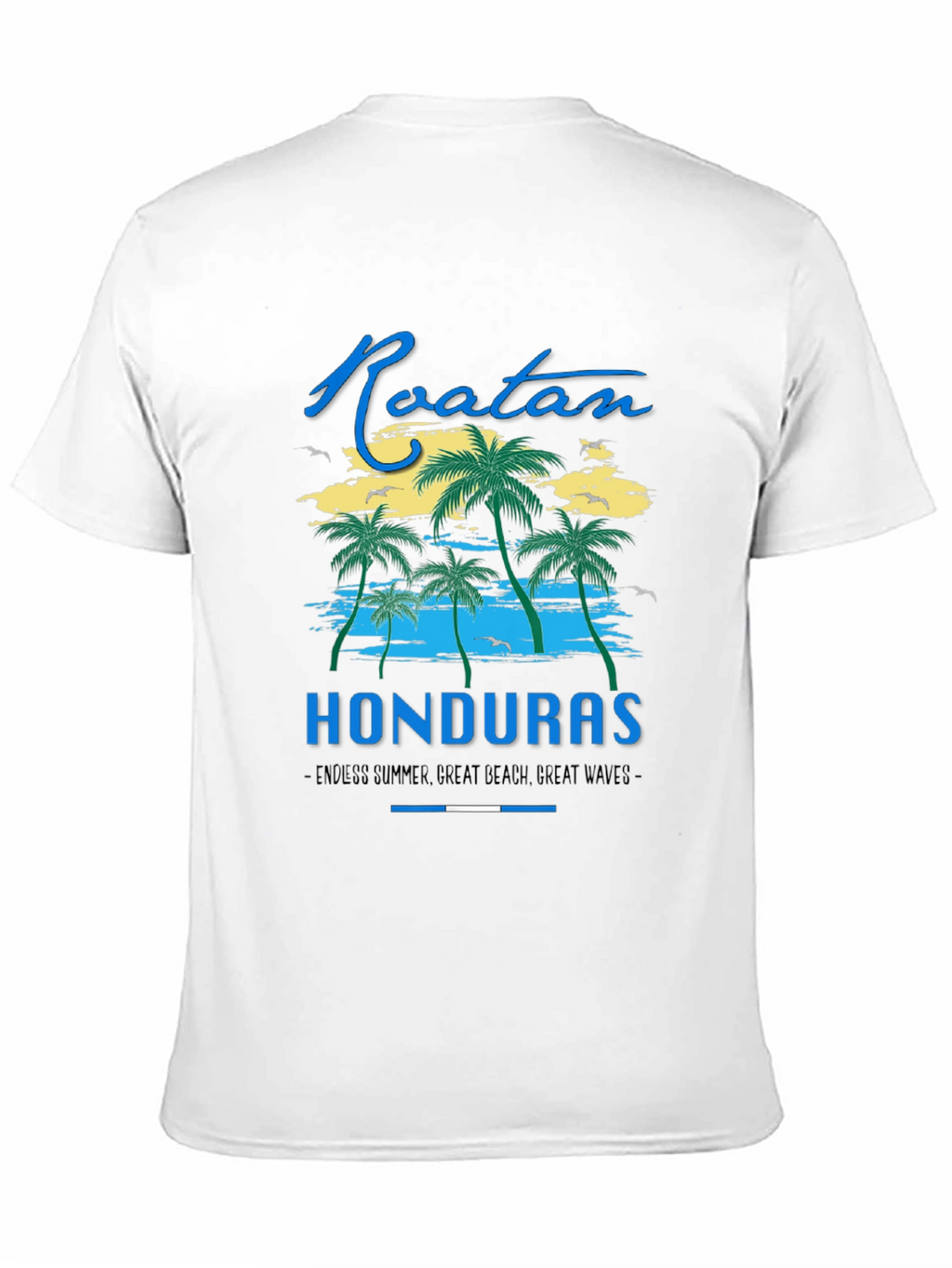 Roatan Honduras T-Shirt - Island Beach Design