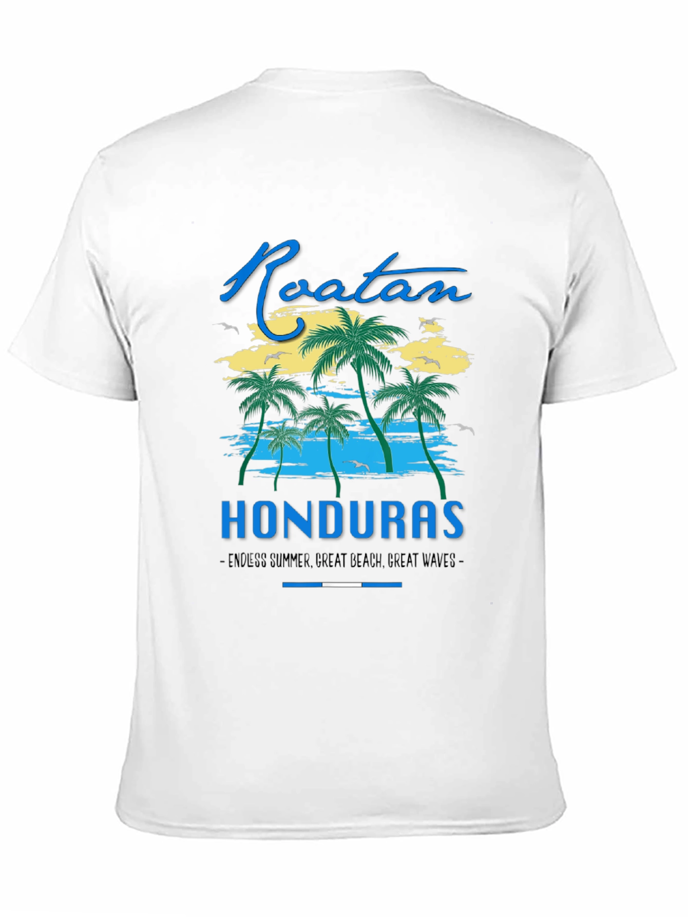 Roatan Honduras T-Shirt - Island Beach Design