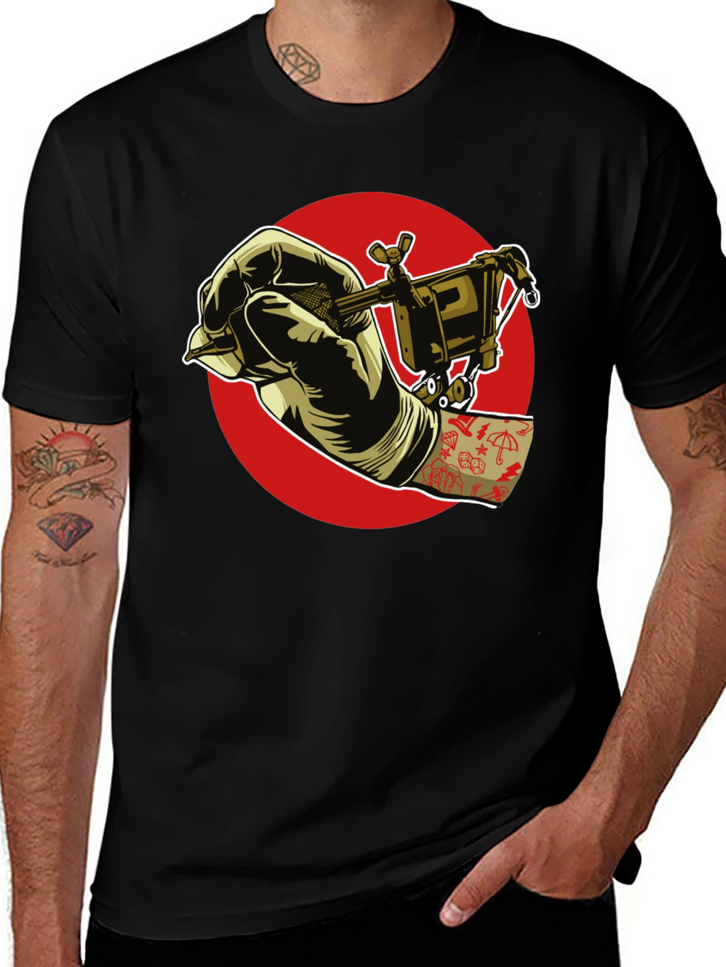 Tattoo Artist T-Shirt - Black Graphic Tee