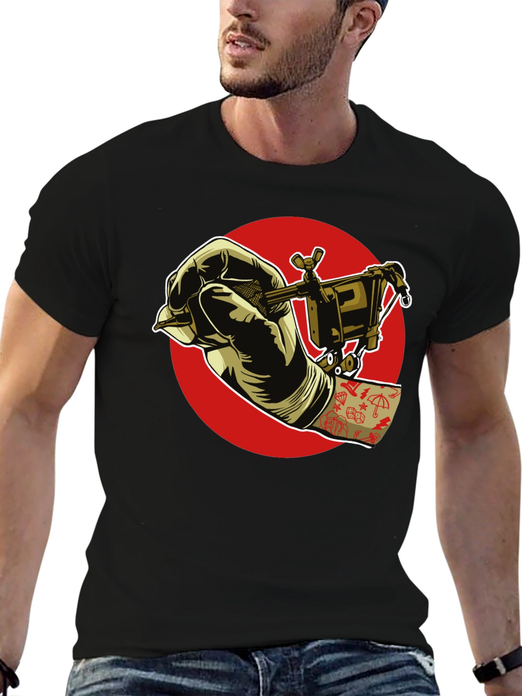 Tattoo Artist T-Shirt - Black Graphic Tee