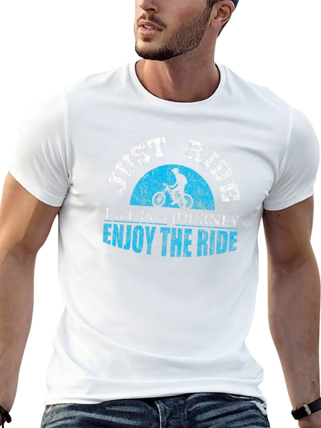 Just Ride T-Shirt: Lifes a Journey Enjoy the Ride!