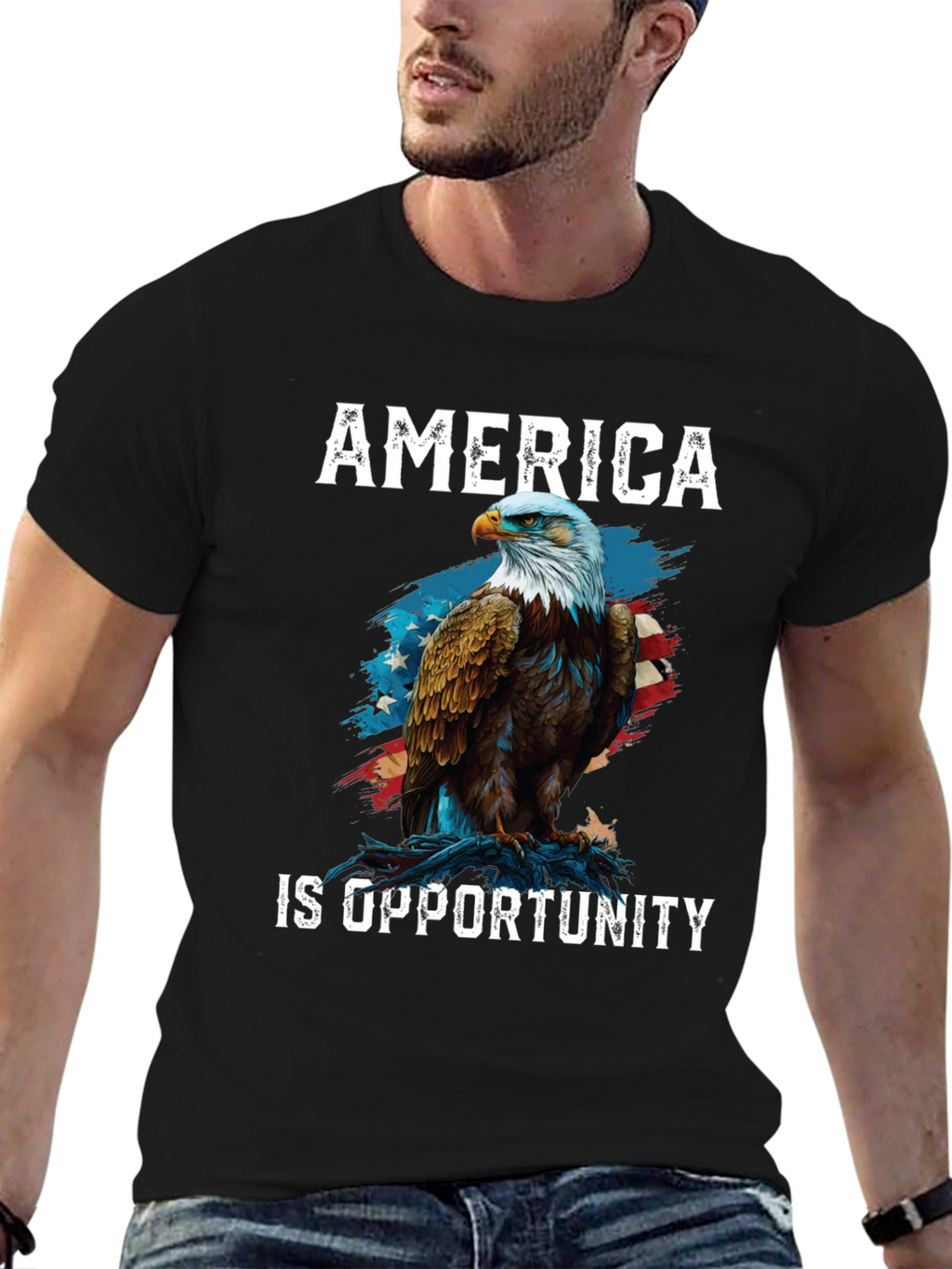 America Opportunity Eagle Graphic Tee