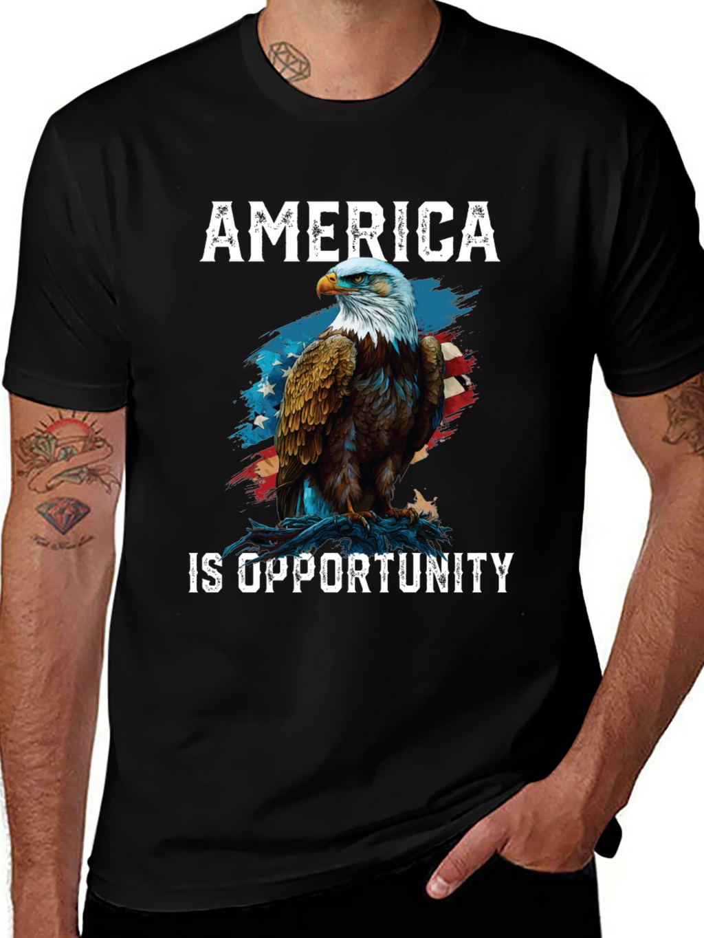America Opportunity Eagle Graphic Tee