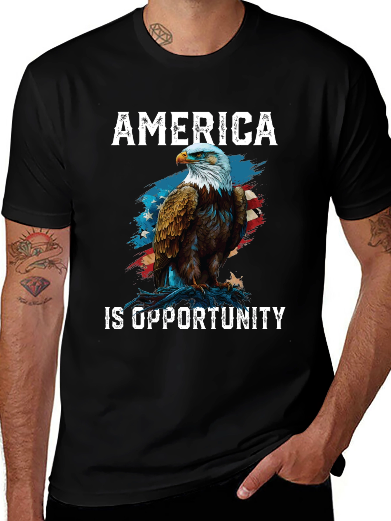 America Opportunity Eagle Graphic Tee