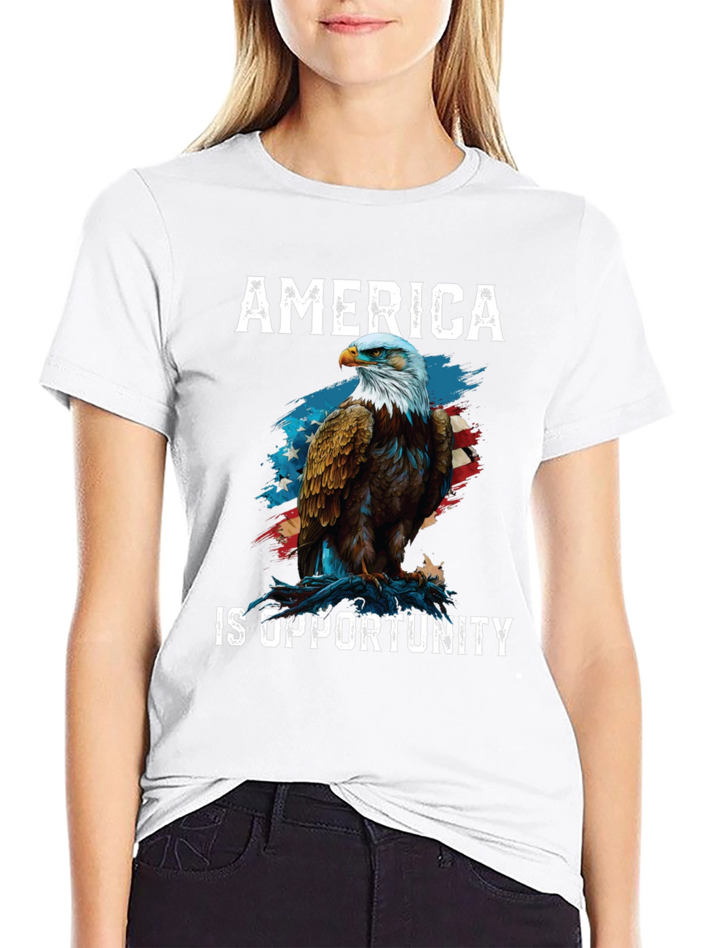 America Opportunity Eagle Graphic Tee