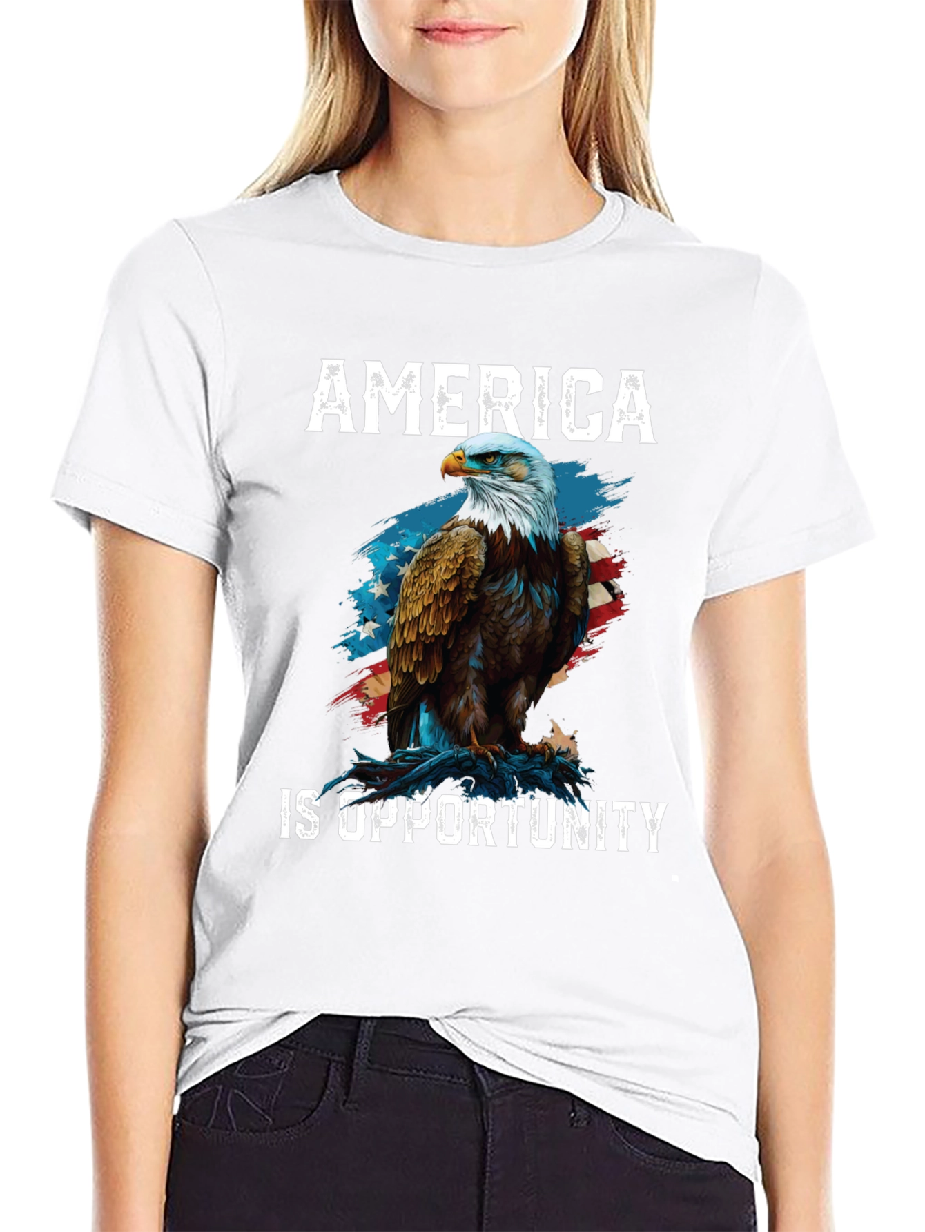 America Opportunity Eagle Graphic Tee