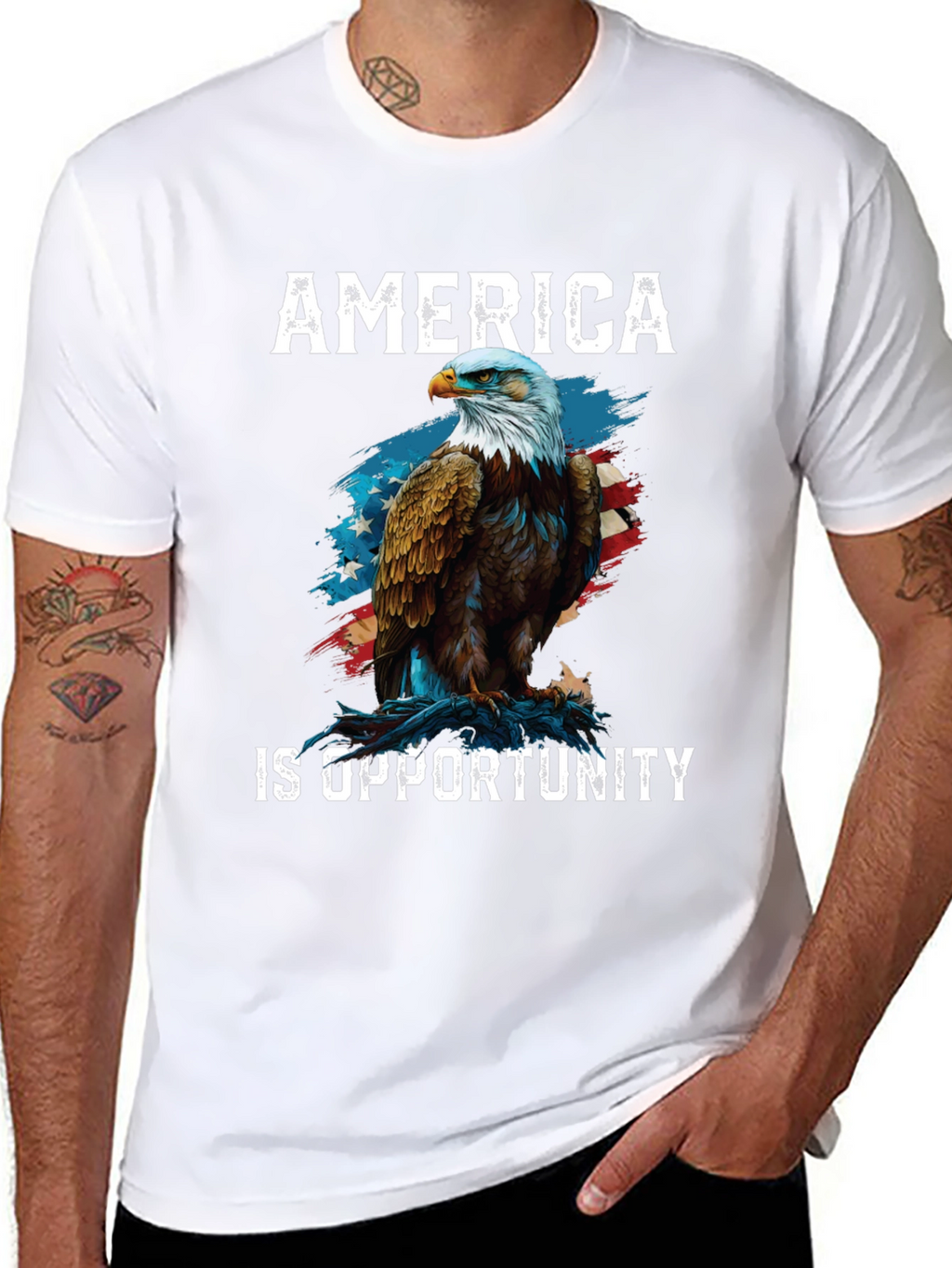 America Opportunity Eagle Graphic Tee