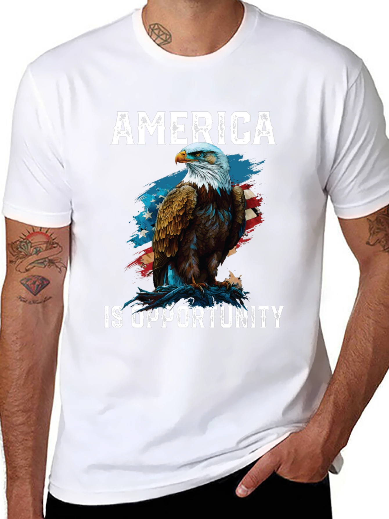 America Opportunity Eagle Graphic Tee