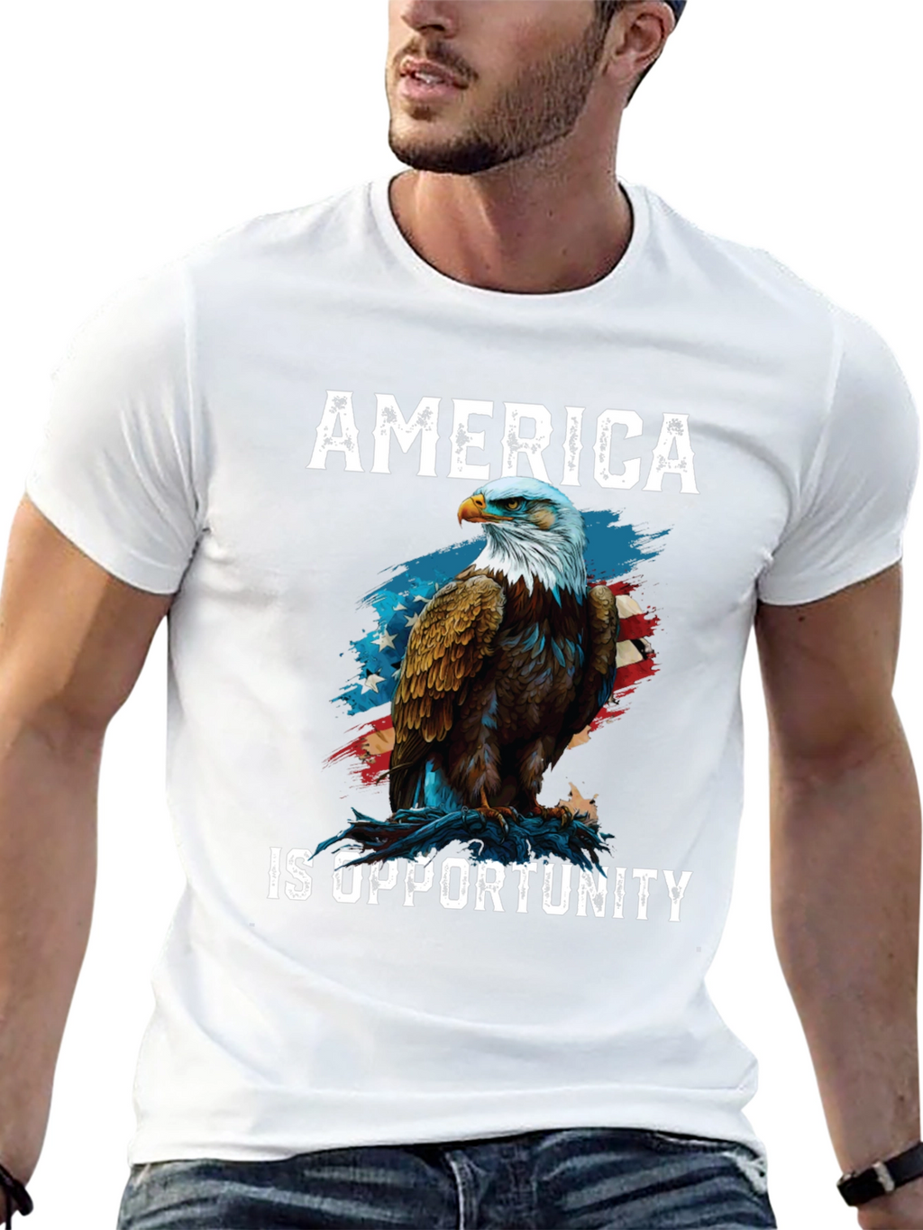America Opportunity Eagle Graphic Tee
