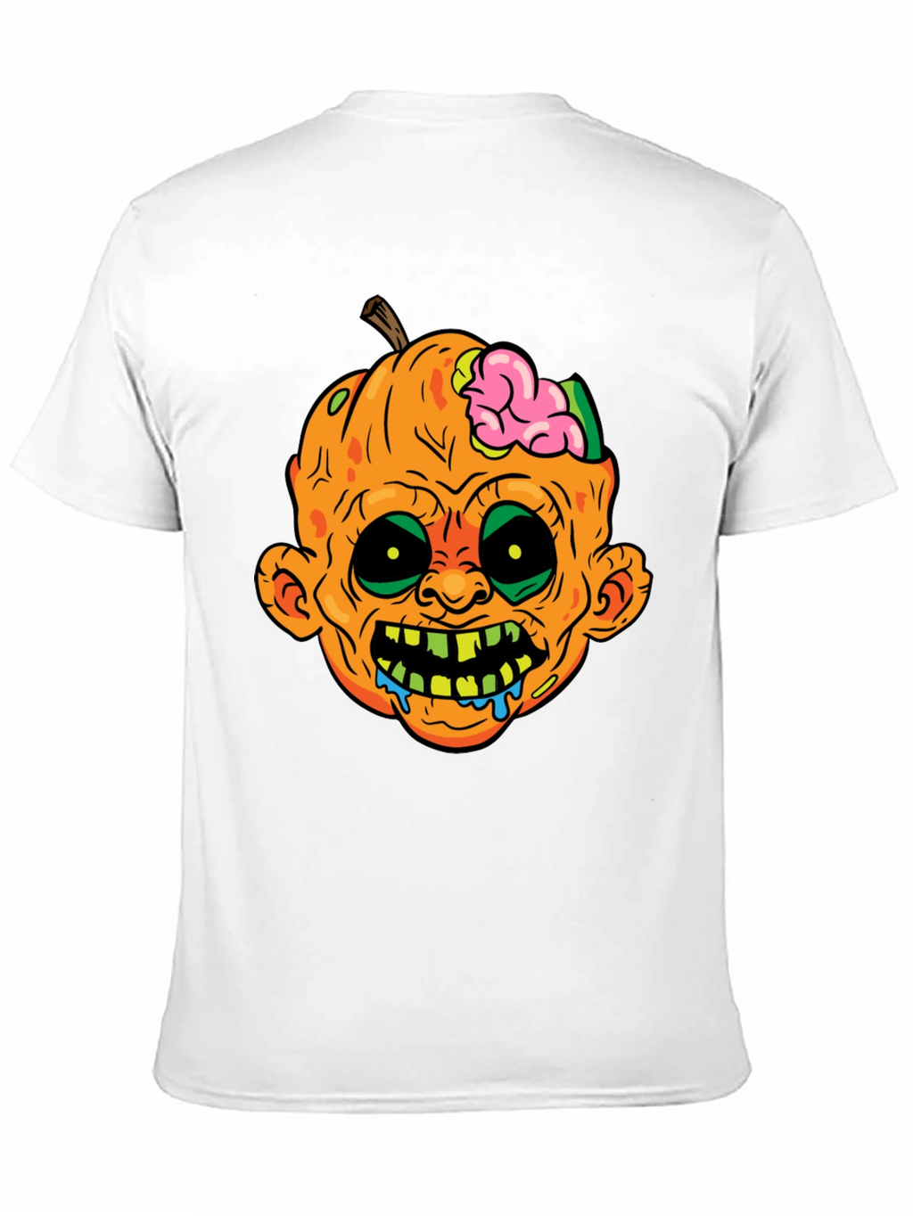 Zombie Pumpkin T-Shirt - Halloween Spooky Tee