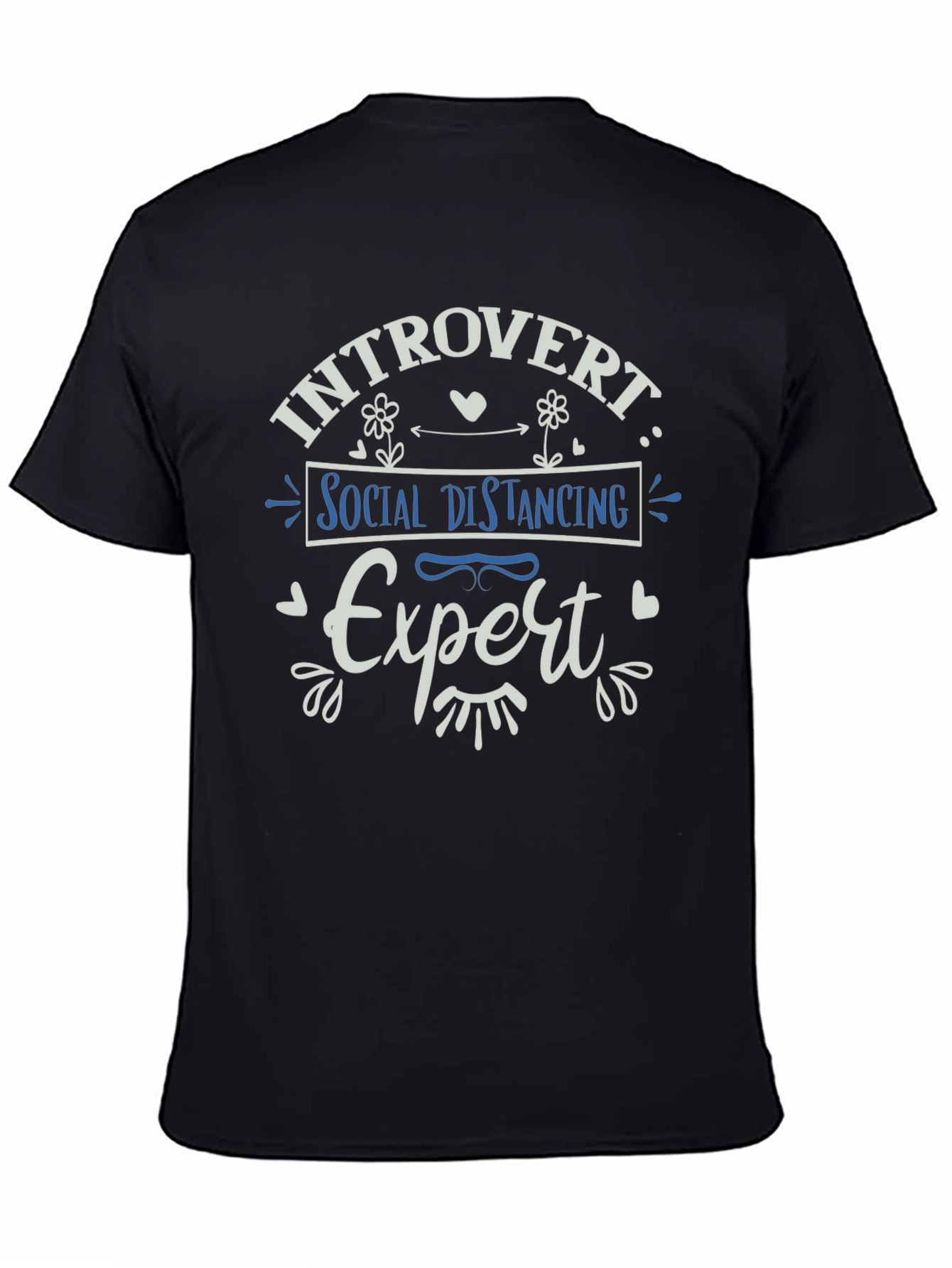 Introvert Social Distancing Expert Graphic Tee