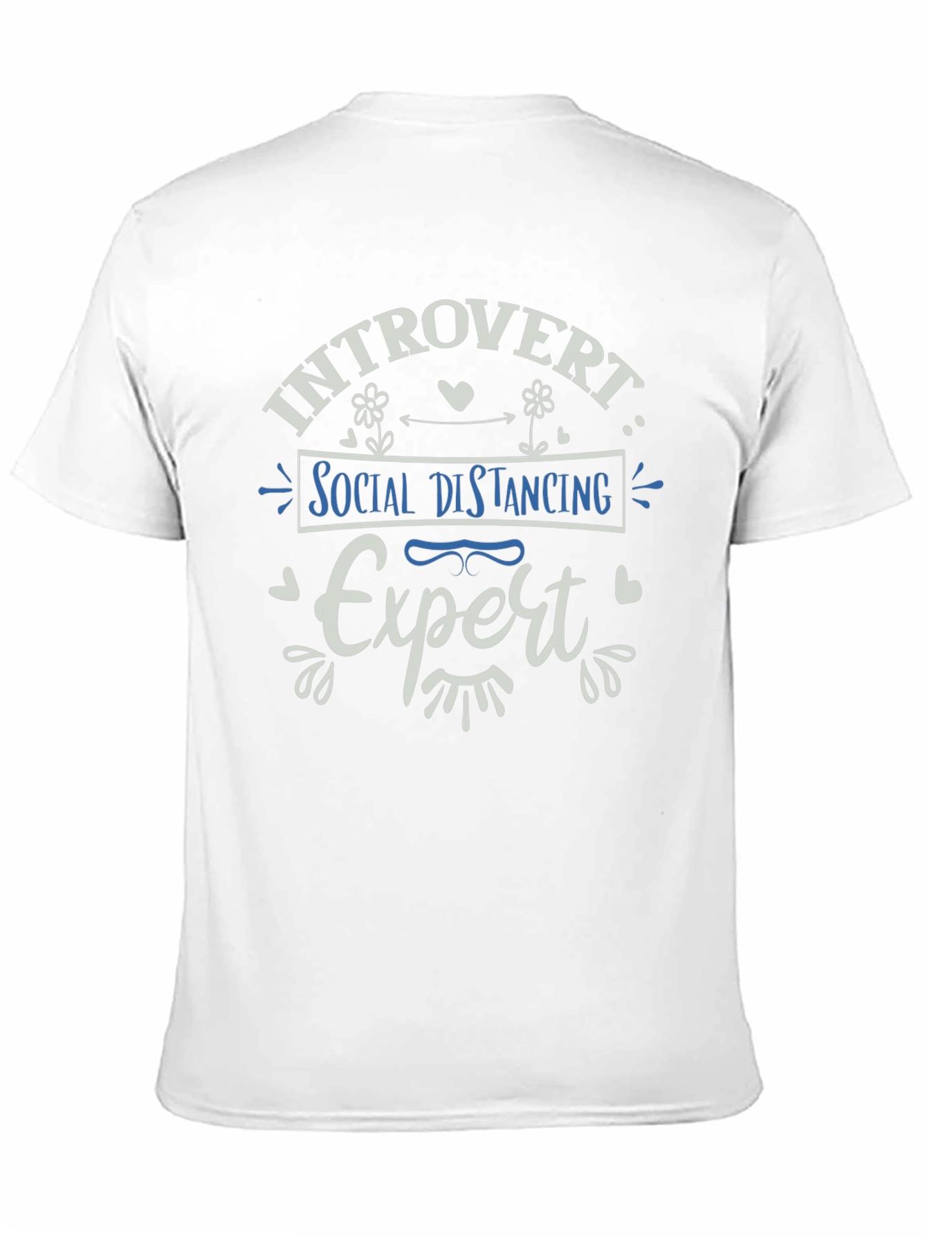 Introvert Social Distancing Expert Graphic Tee