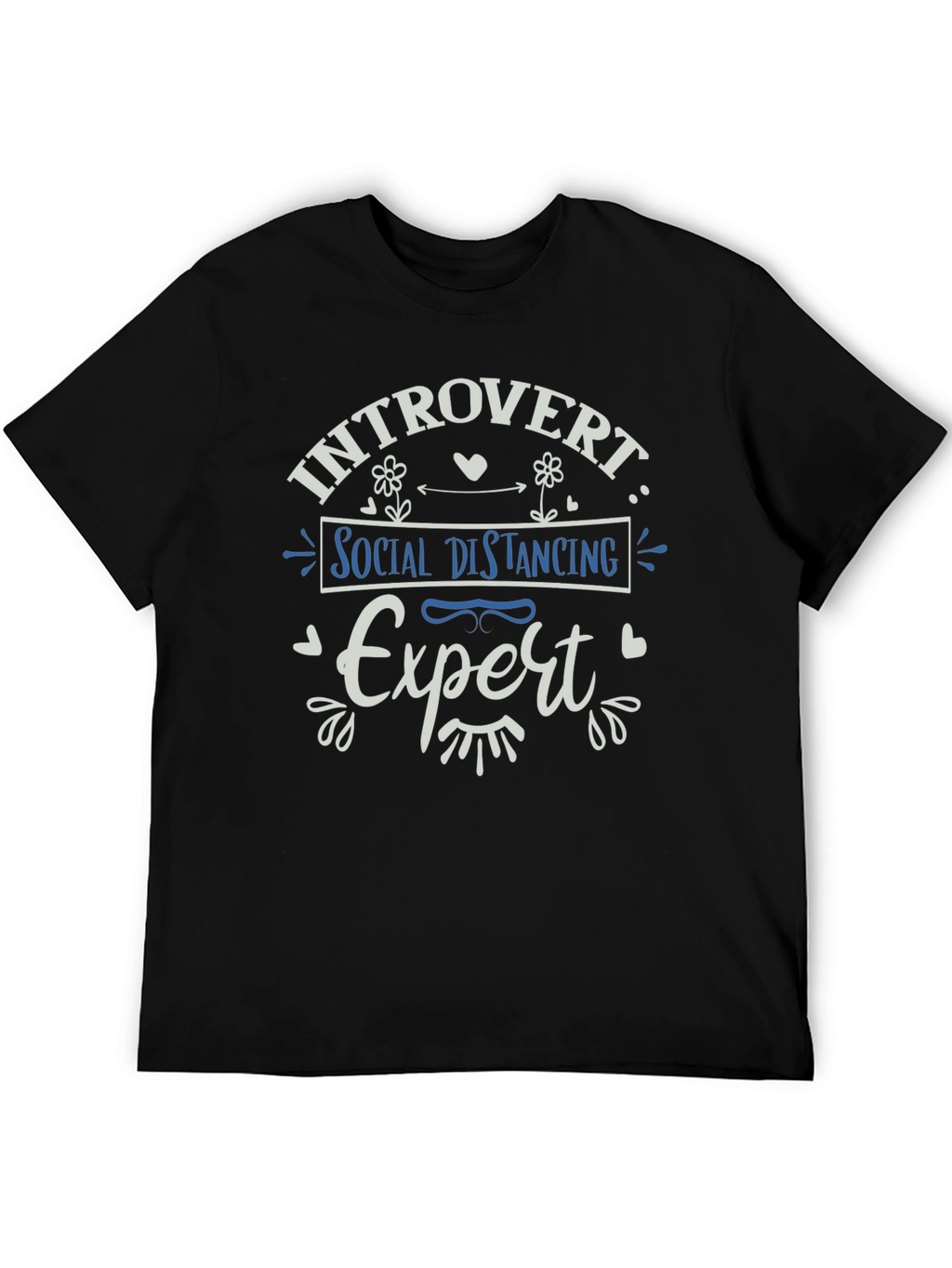 Introvert Social Distancing Expert Graphic Tee