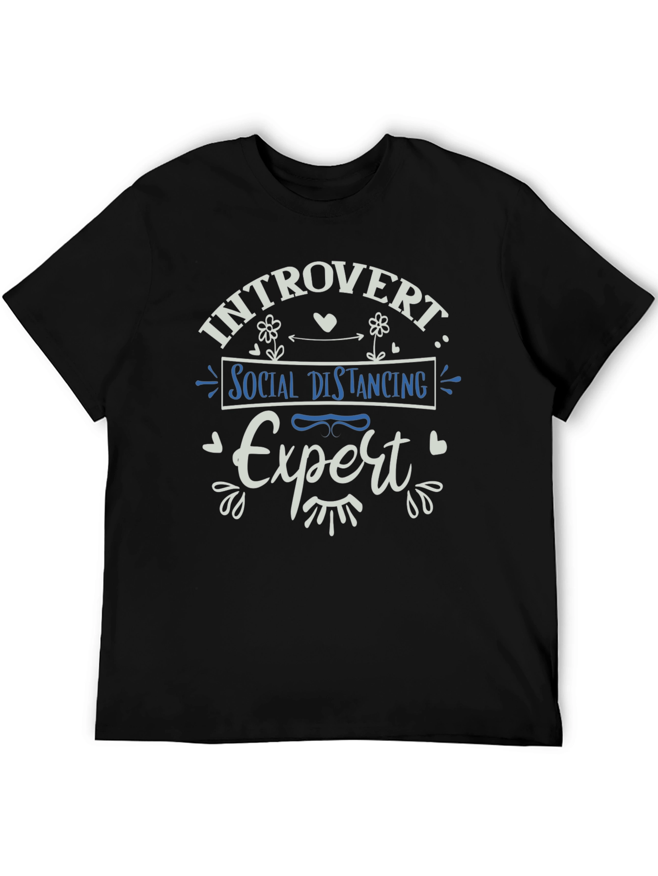 Introvert Social Distancing Expert Graphic Tee