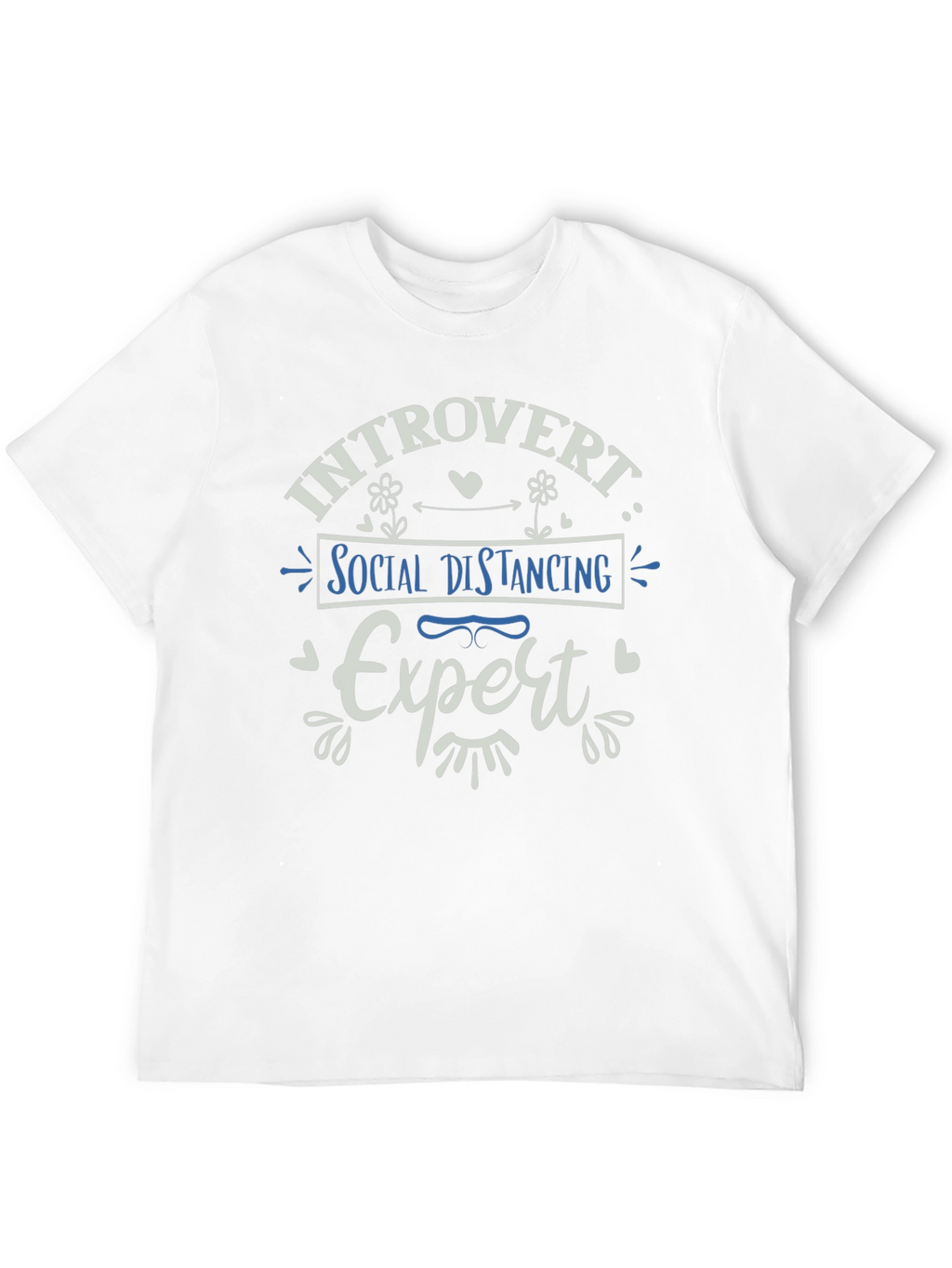 Introvert Social Distancing Expert Graphic Tee