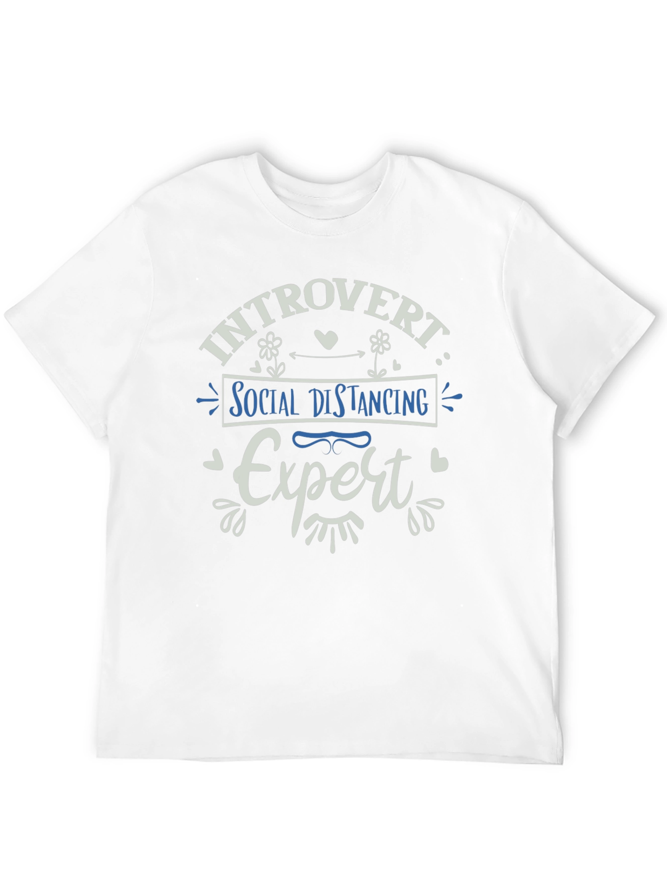 Introvert Social Distancing Expert Graphic Tee