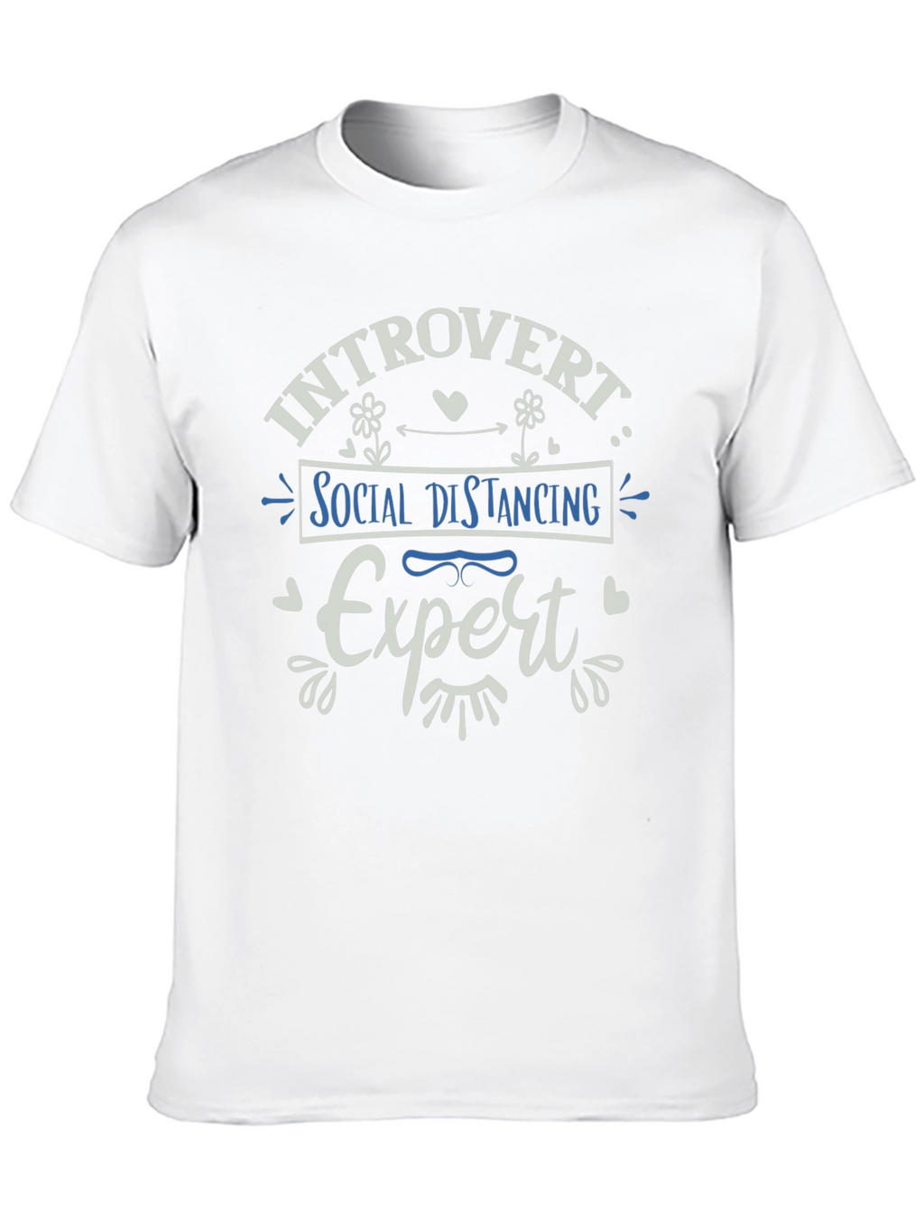 Introvert Social Distancing Expert Graphic Tee