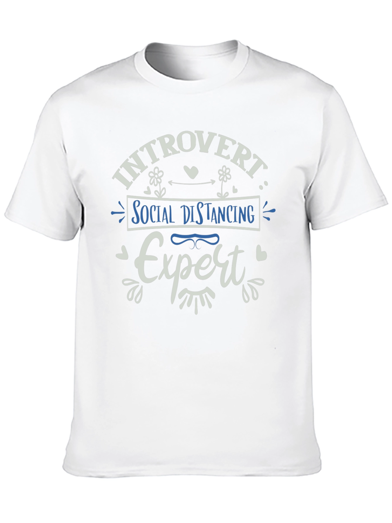 Introvert Social Distancing Expert Graphic Tee