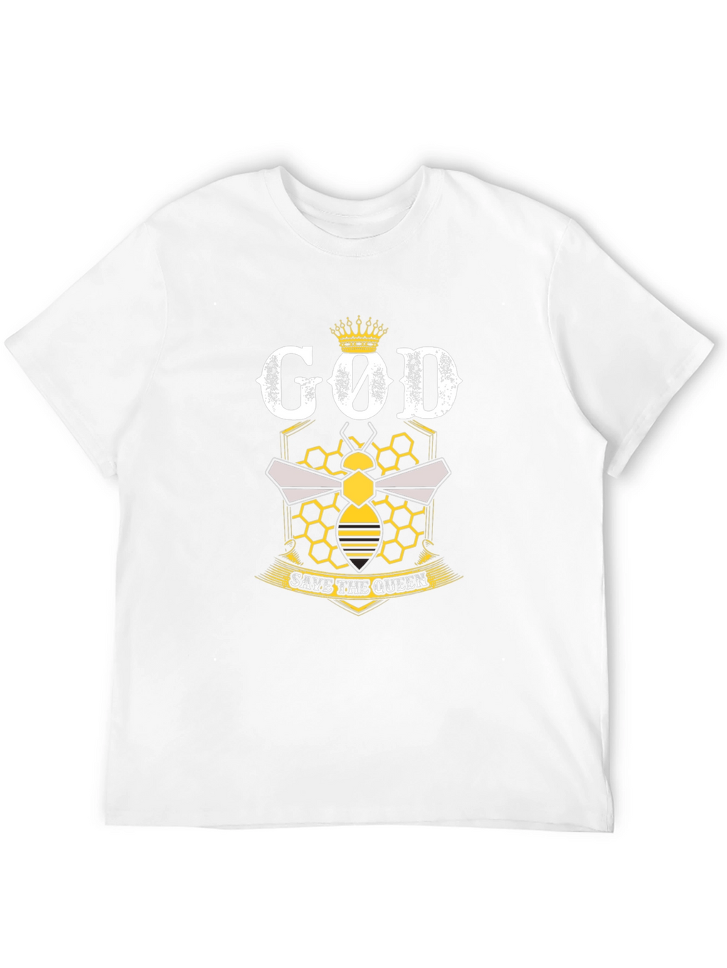 God Save the Queen Bee T-Shirt - Black
