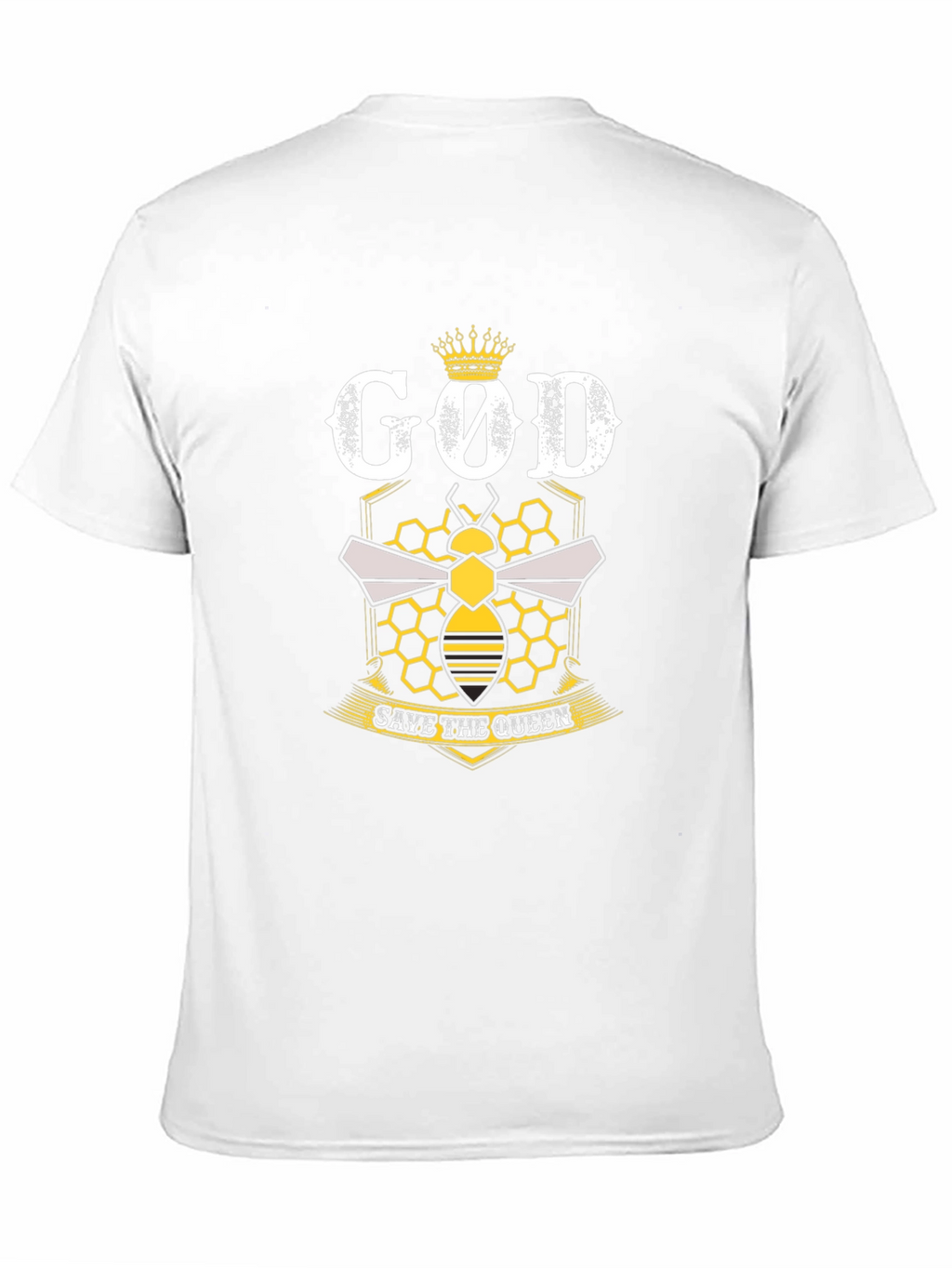 God Save the Queen Bee T-Shirt - Black