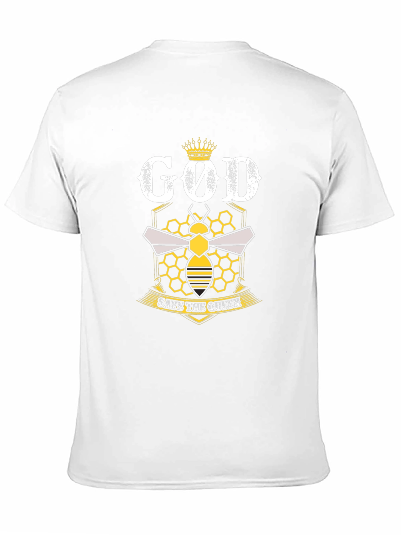 God Save the Queen Bee T-Shirt - Black