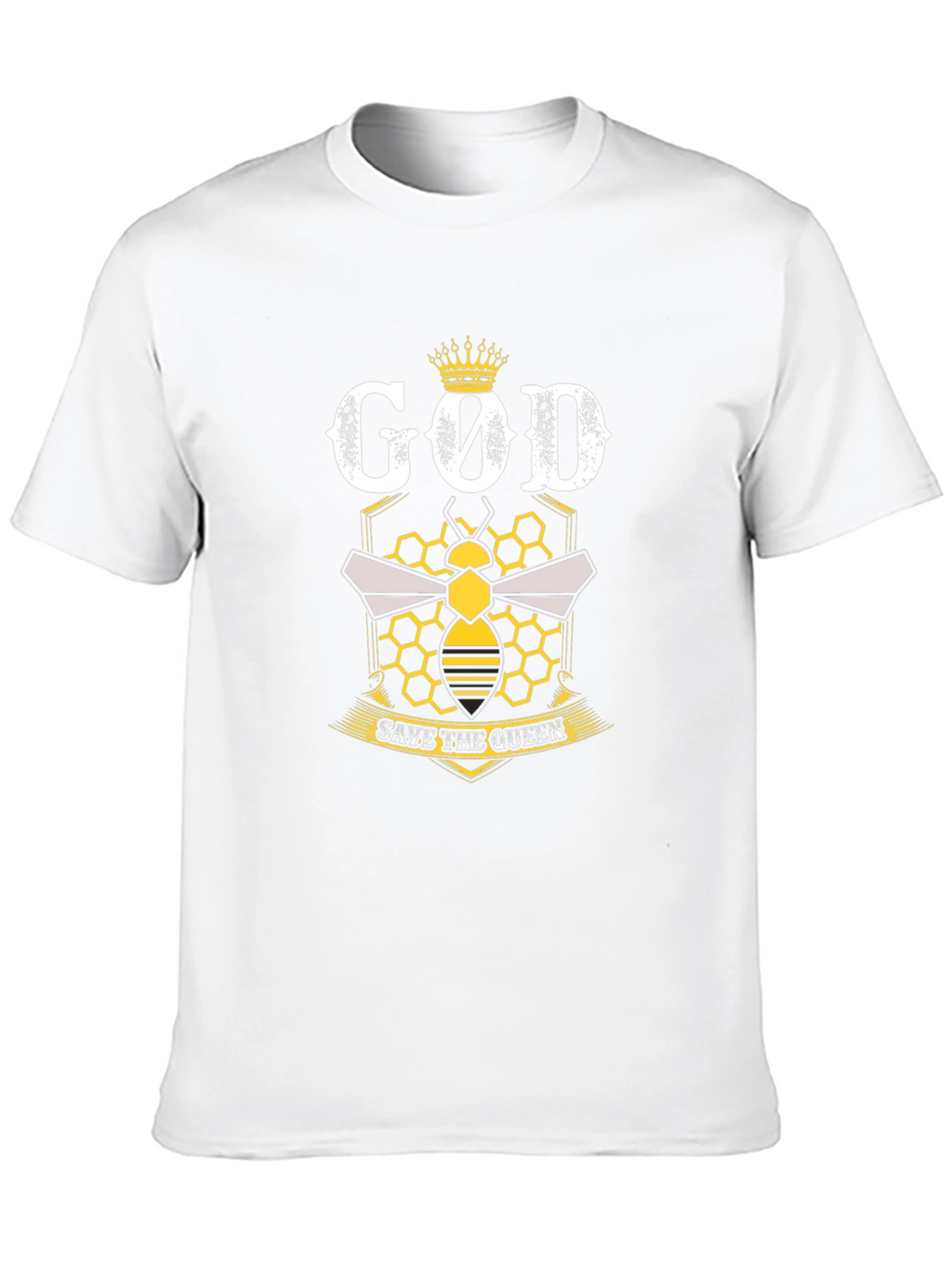 God Save the Queen Bee T-Shirt - Black