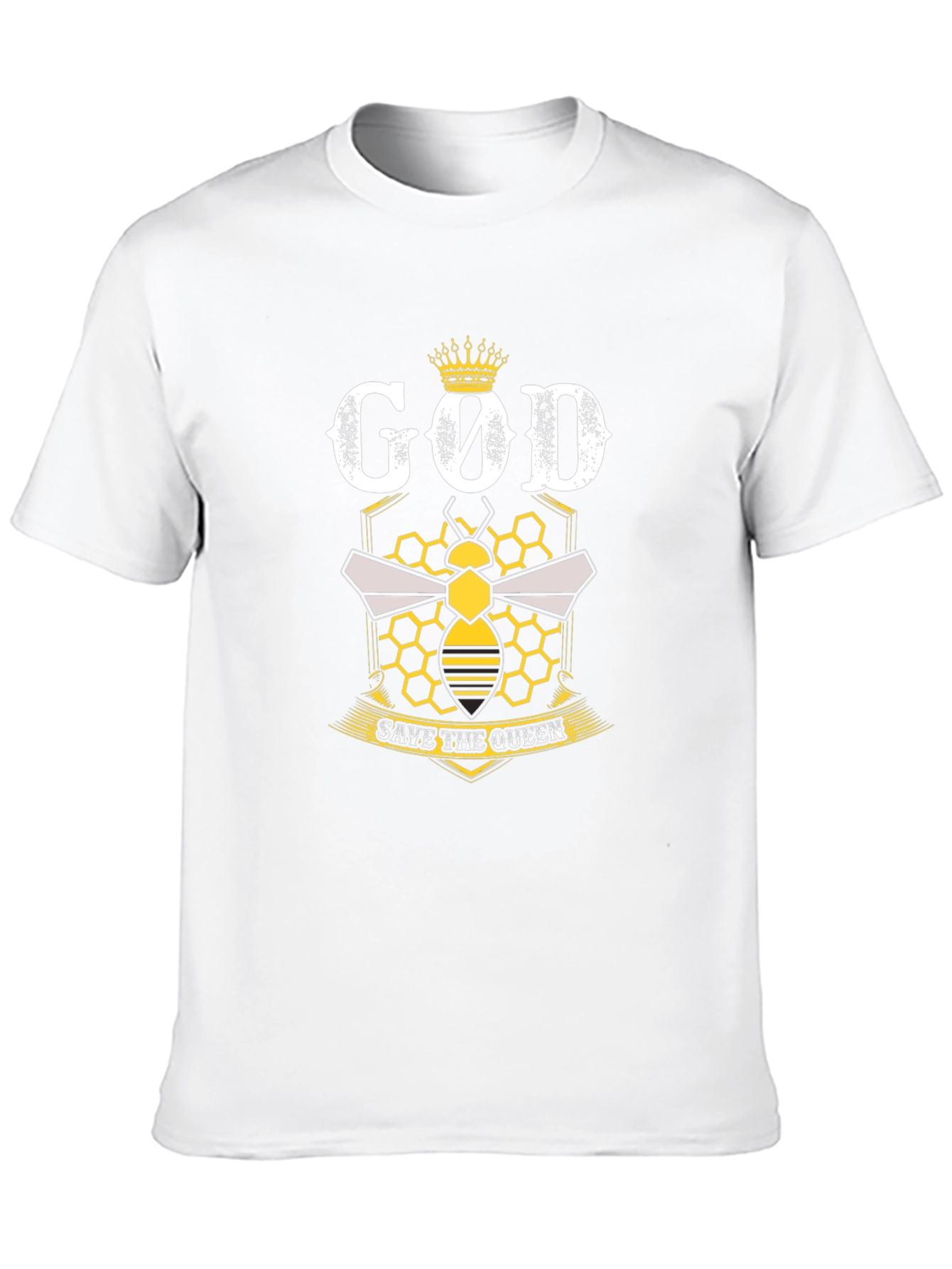 God Save the Queen Bee T-Shirt - Black