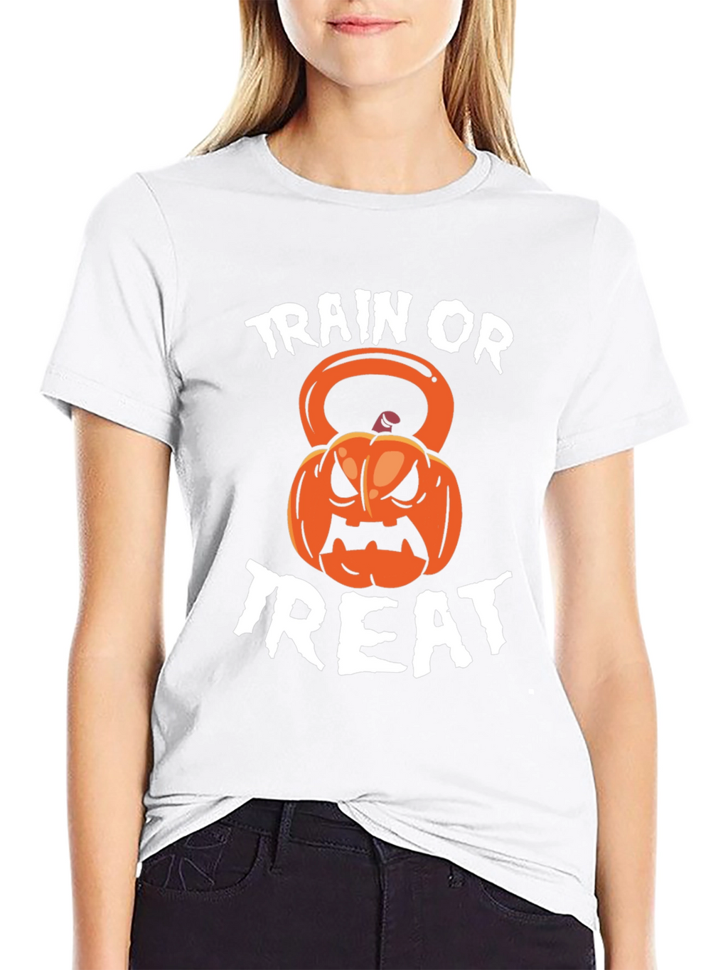 Train or Treat Halloween Gym Shirt