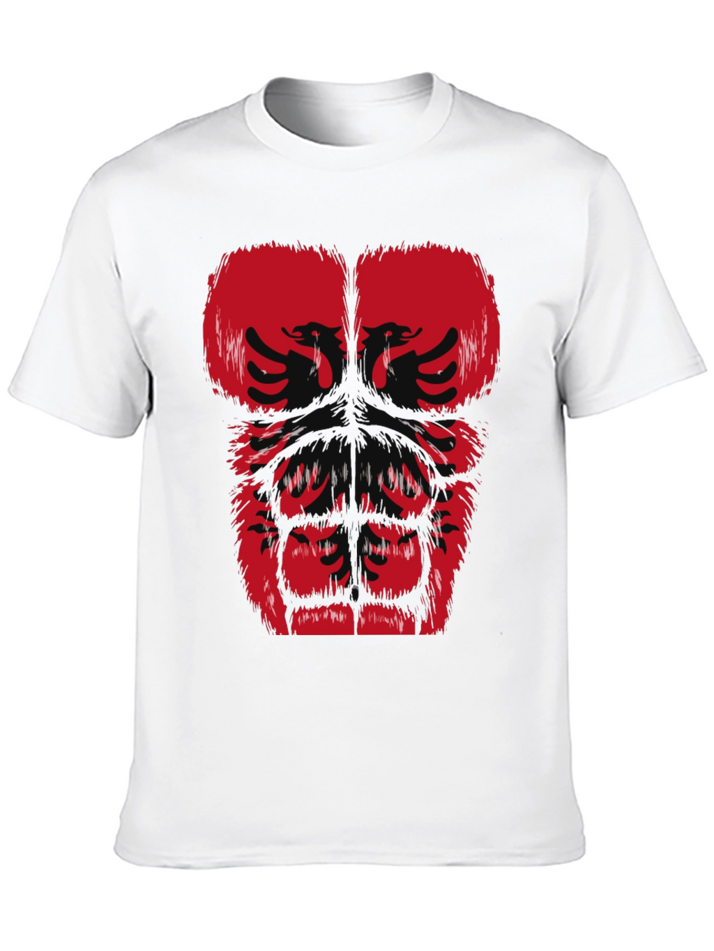 Albanian Eagle Graphic Tee - Muscle Body Print
