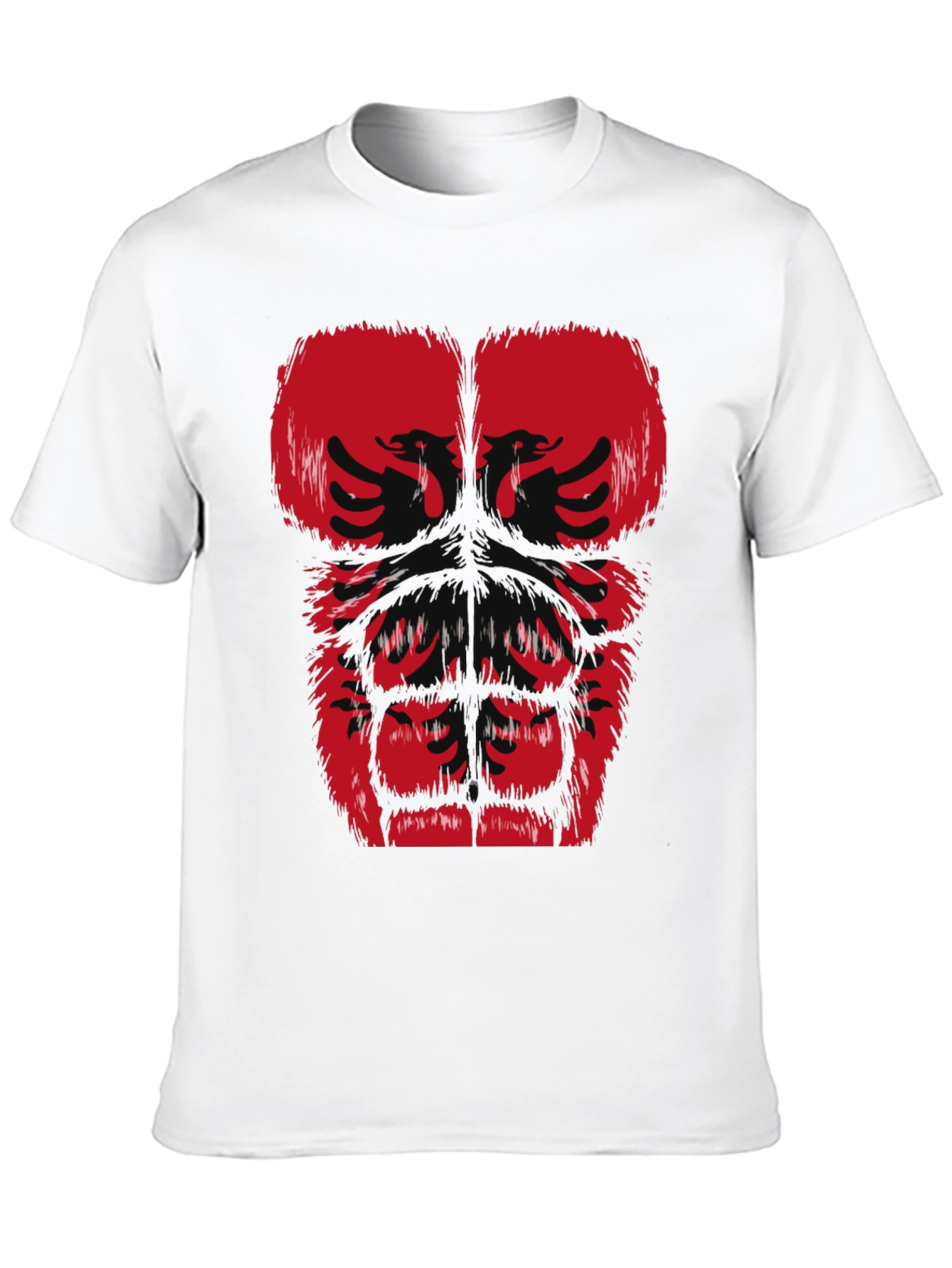 Albanian Eagle Graphic Tee - Muscle Body Print