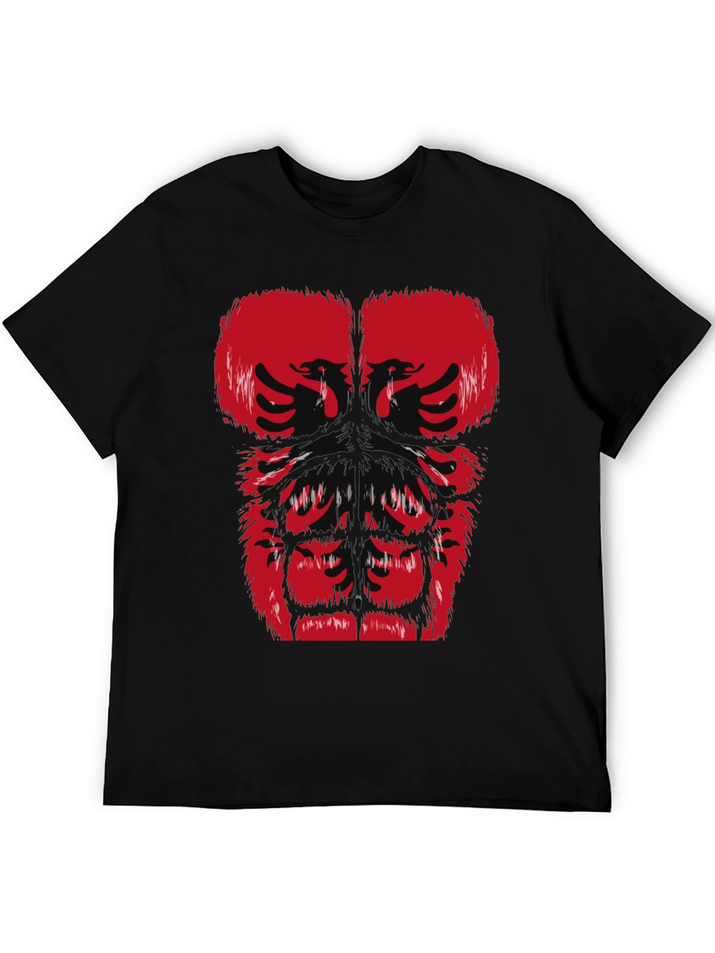 Albanian Eagle Graphic Tee - Muscle Body Print