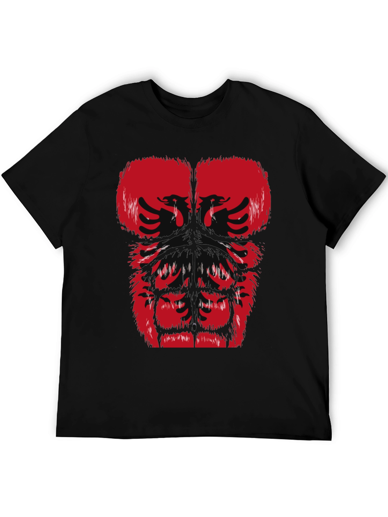 Albanian Eagle Graphic Tee - Muscle Body Print
