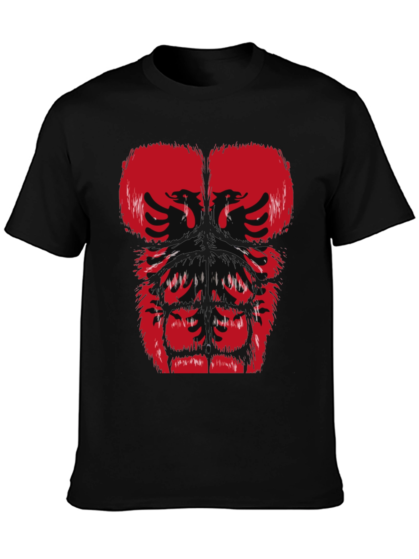 Albanian Eagle Graphic Tee - Muscle Body Print
