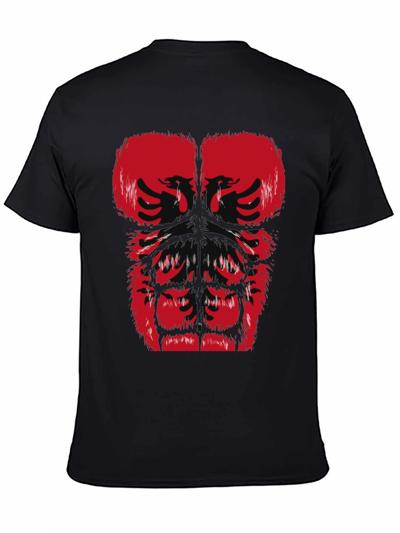 Albanian Eagle Graphic Tee - Muscle Body Print