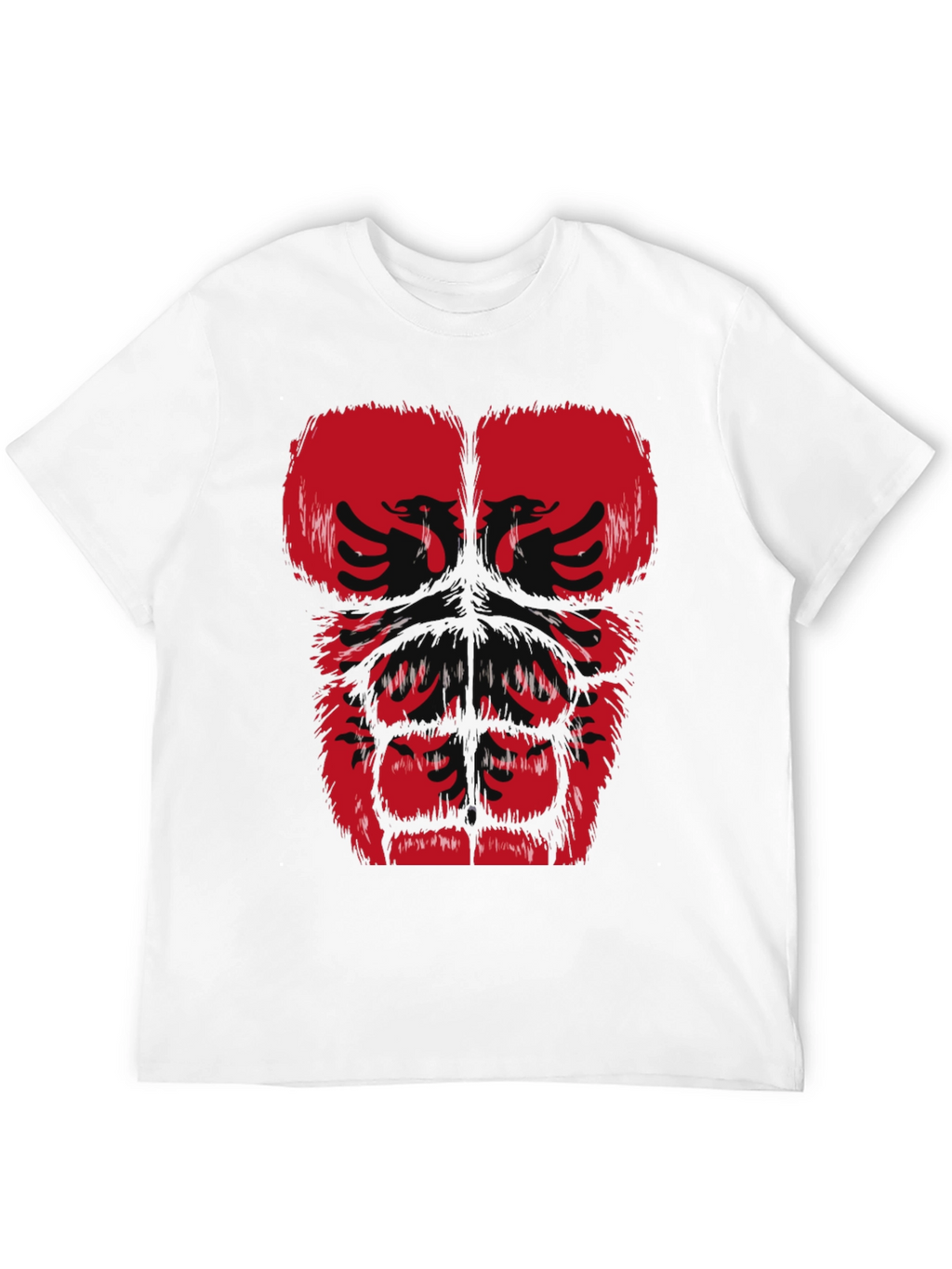 Albanian Eagle Graphic Tee - Muscle Body Print