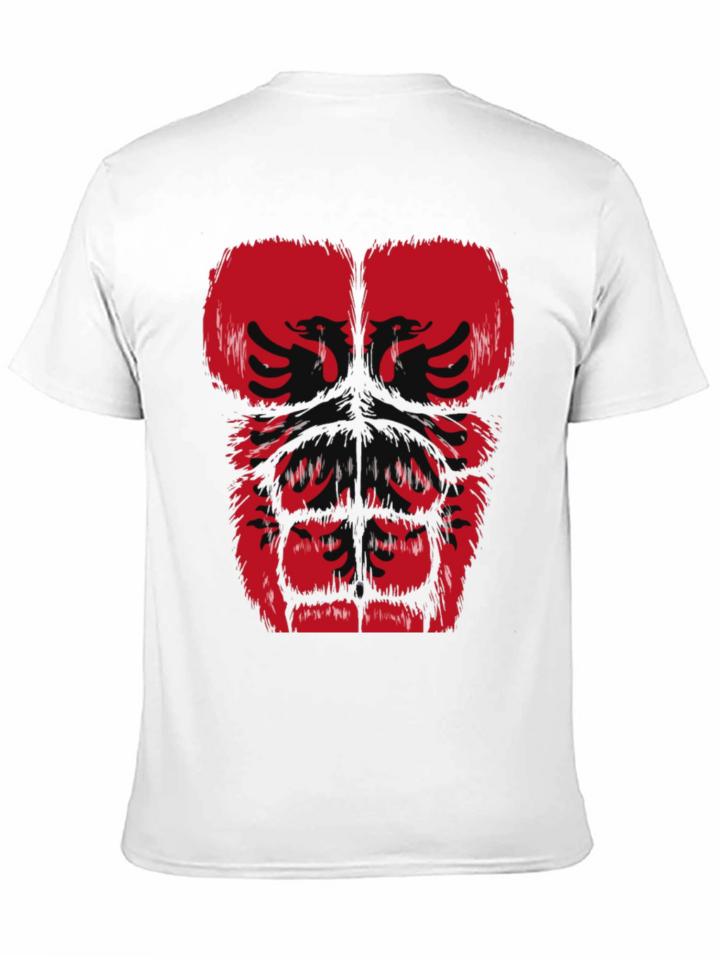 Albanian Eagle Graphic Tee - Muscle Body Print