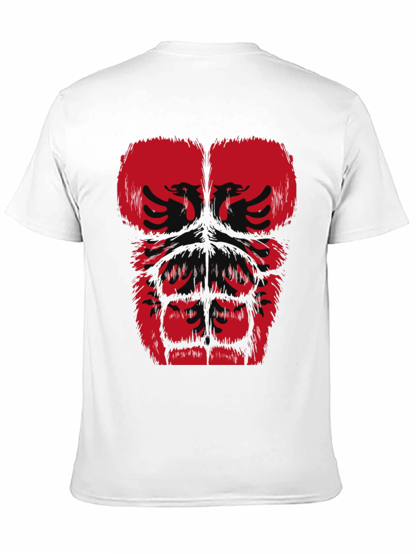 Albanian Eagle Graphic Tee - Muscle Body Print