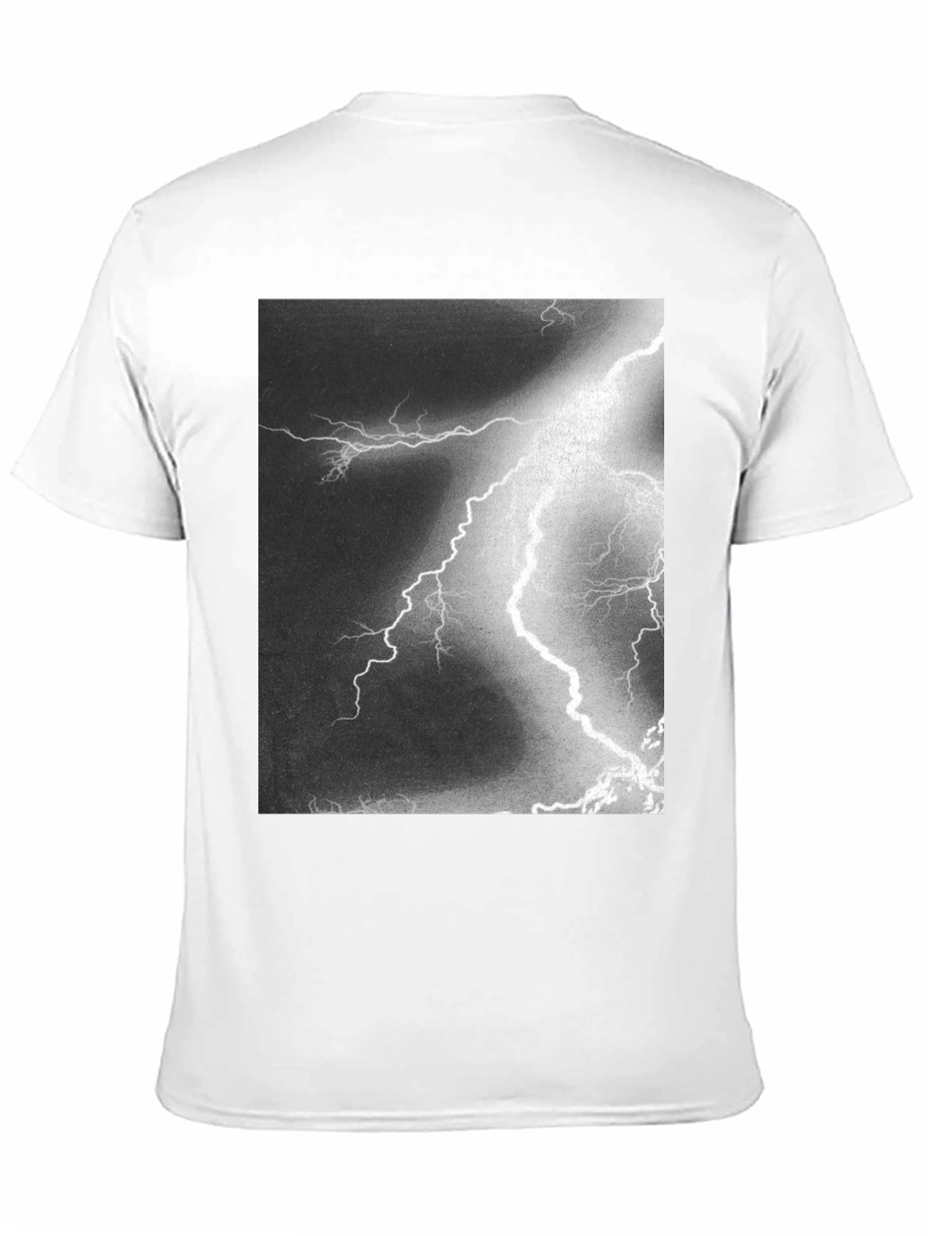 Lightning Bolt Graphic Black T-Shirt
