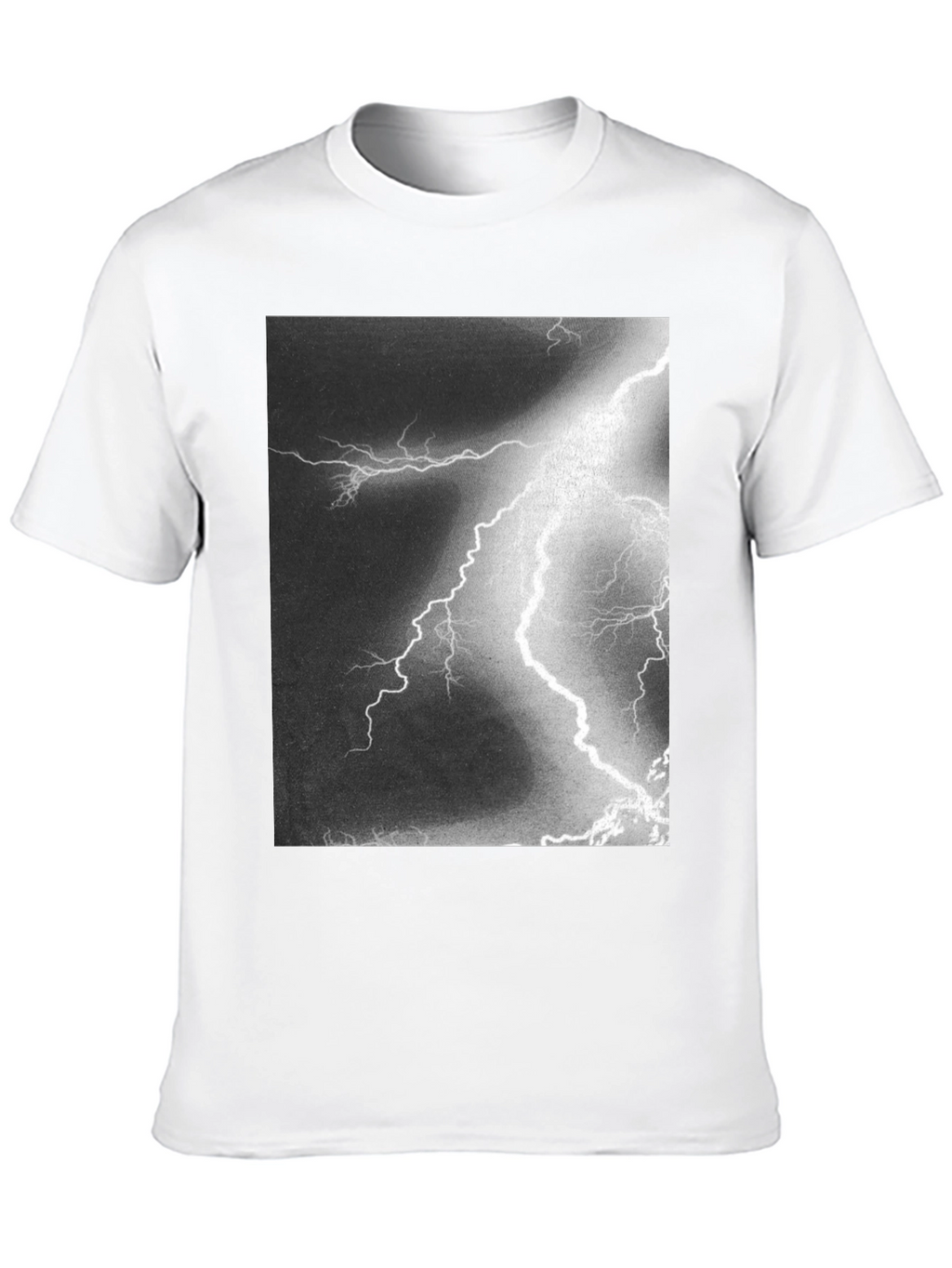 Lightning Bolt Graphic Black T-Shirt