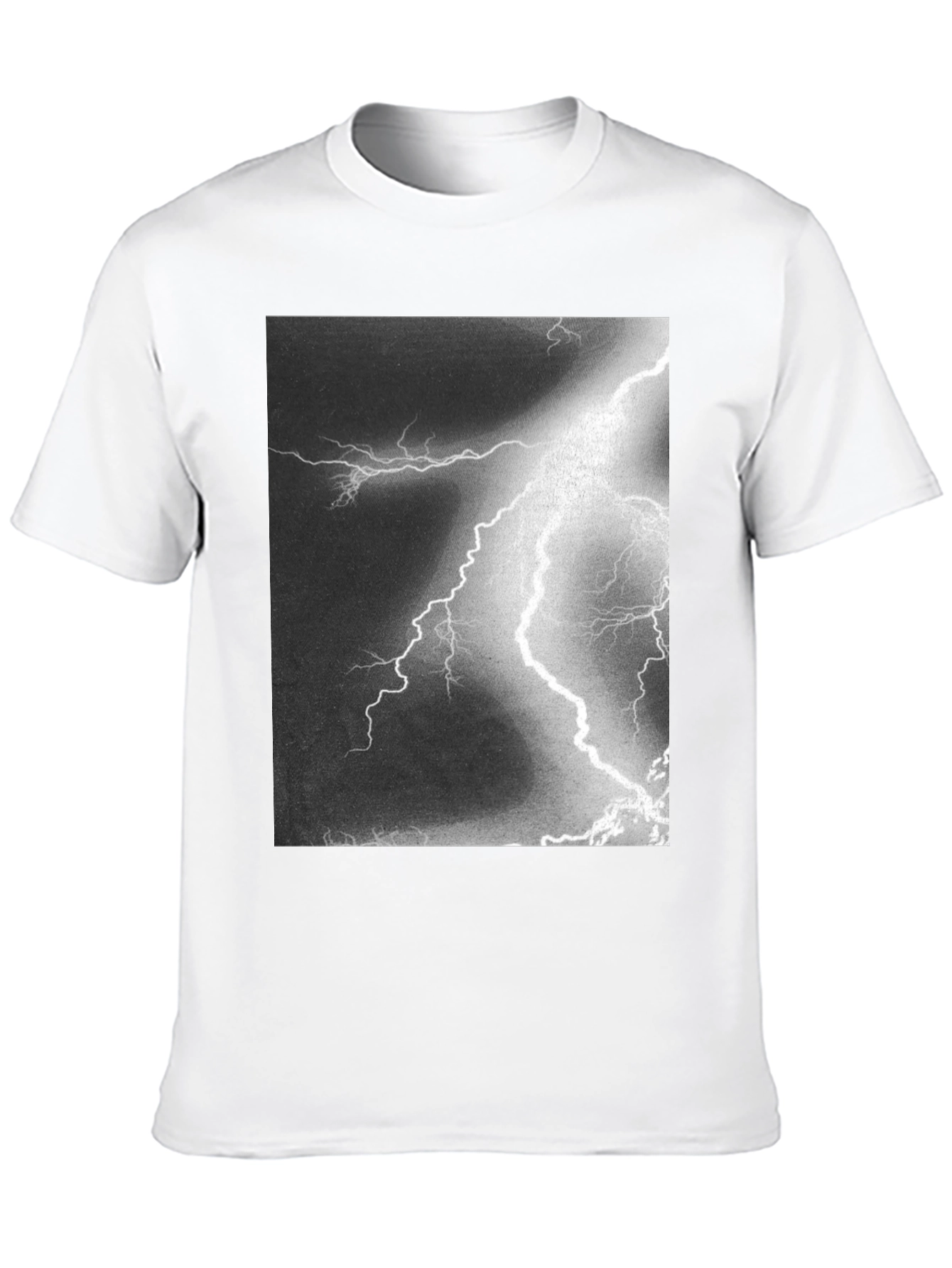 Lightning Bolt Graphic Black T-Shirt