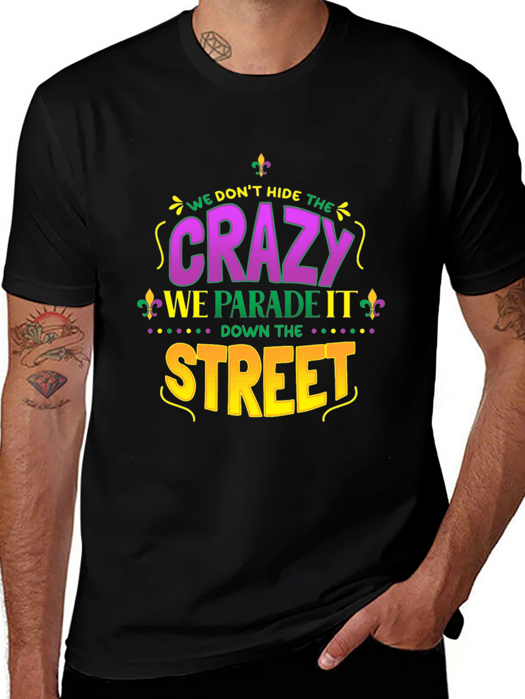 Mardi Gras Crazy Parade T-Shirt